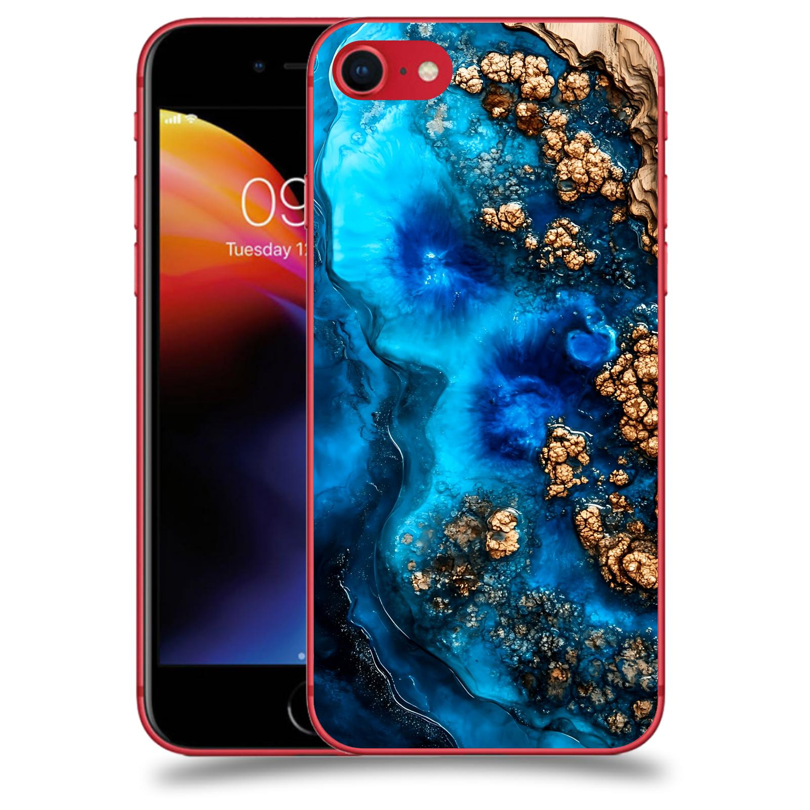 ACOVER Kryt na mobil Apple iPhone 8 - Deep Marine IV