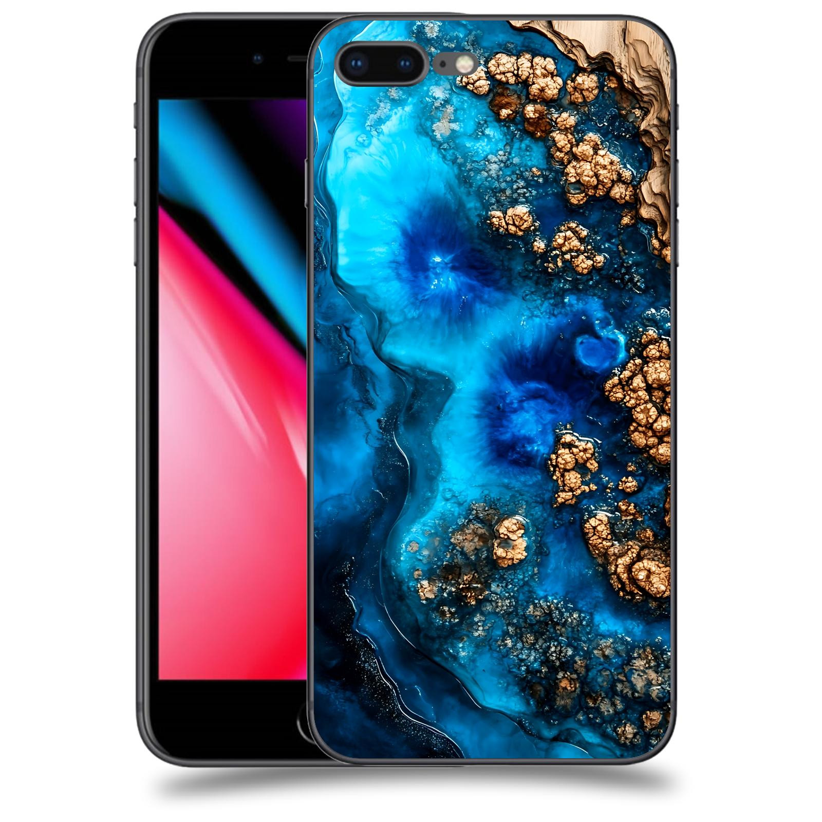 ACOVER Kryt na mobil Apple iPhone 8 Plus - Deep Marine IV