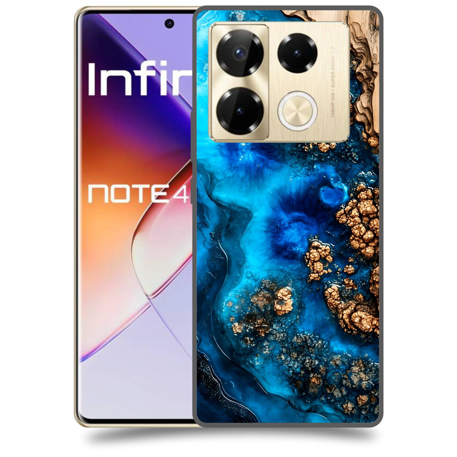 ACOVER Kryt na mobil Infinix Note 40 PRO - Deep Marine IV
