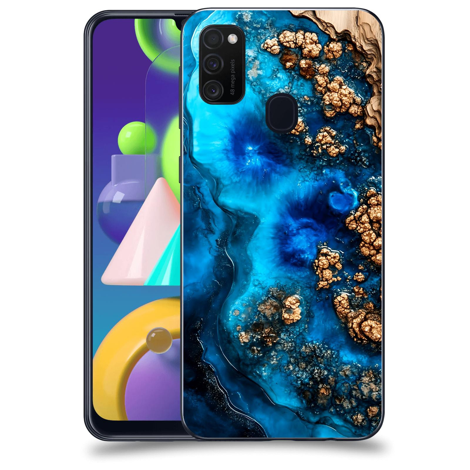 ACOVER Kryt na mobil Samsung Galaxy M21 M215F - Deep Marine IV