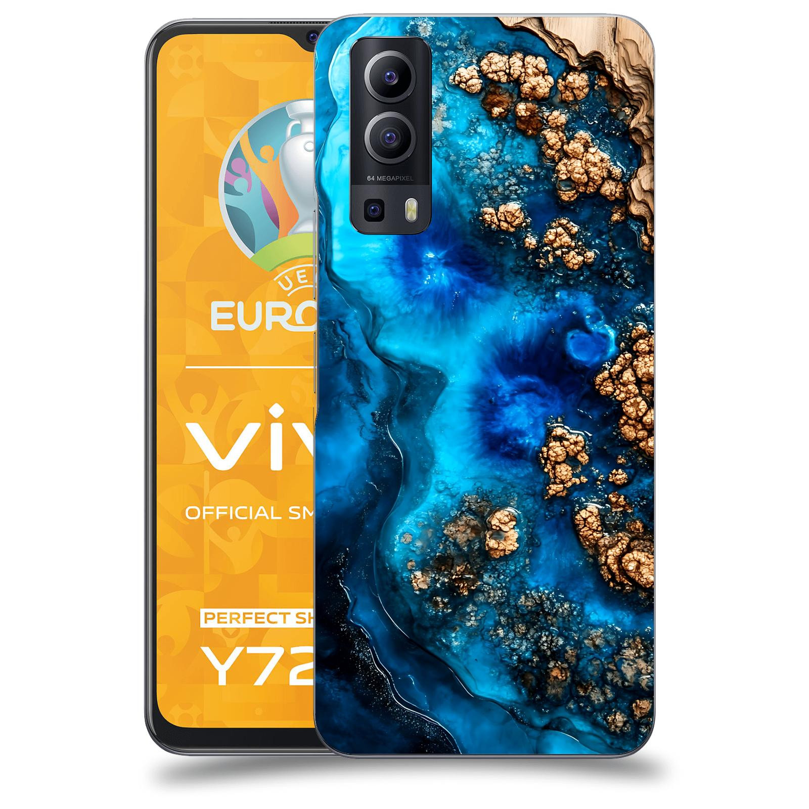 ACOVER Kryt na mobil Vivo Y72 5G - Deep Marine IV