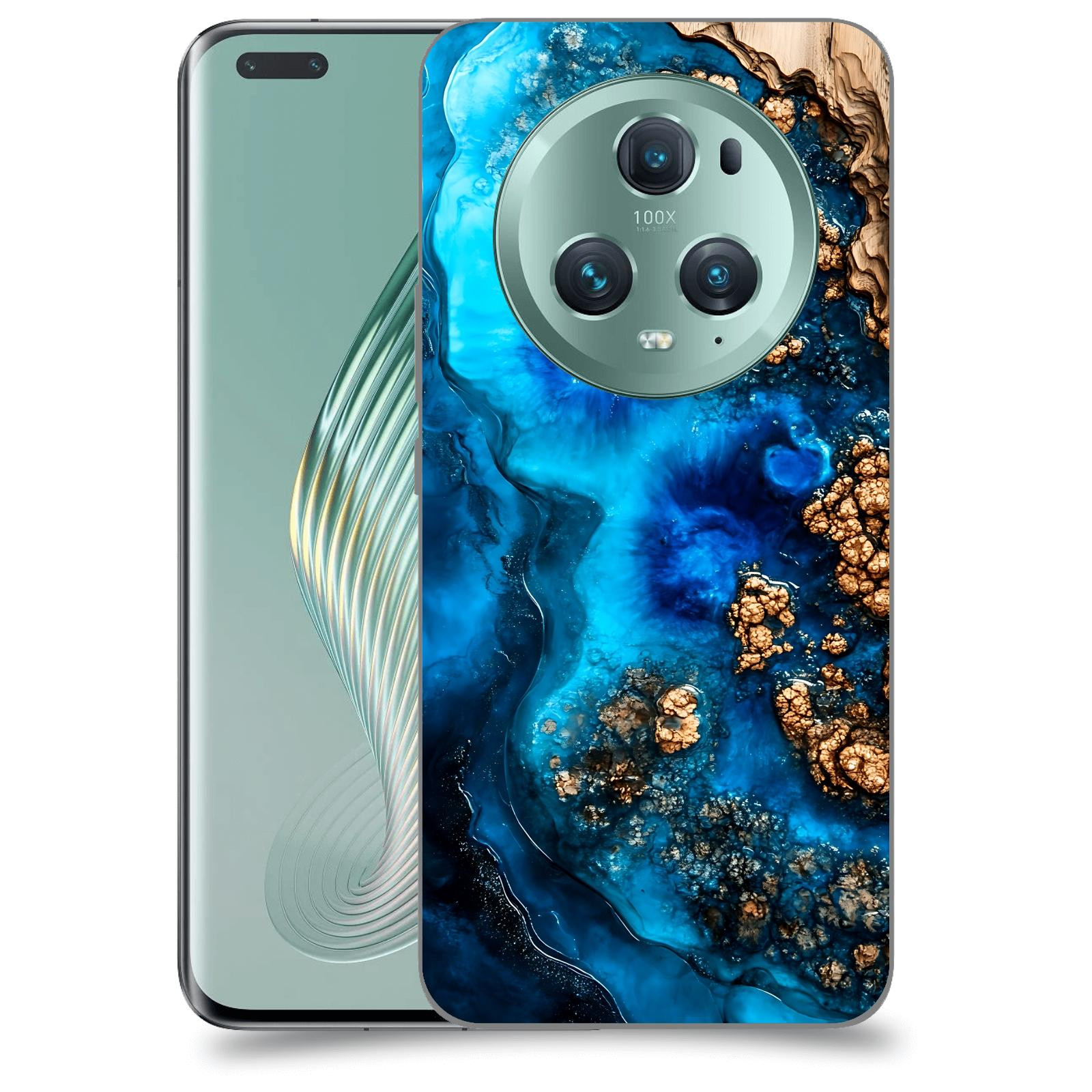 ACOVER Kryt na mobil Honor Magic5 Pro - Deep Marine IV