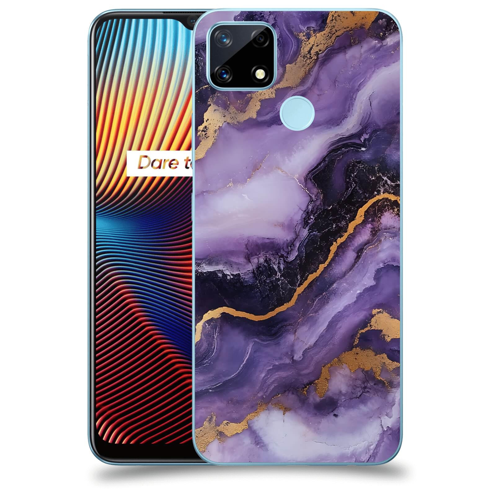 ACOVER Kryt na mobil Realme 7i - Violet II
