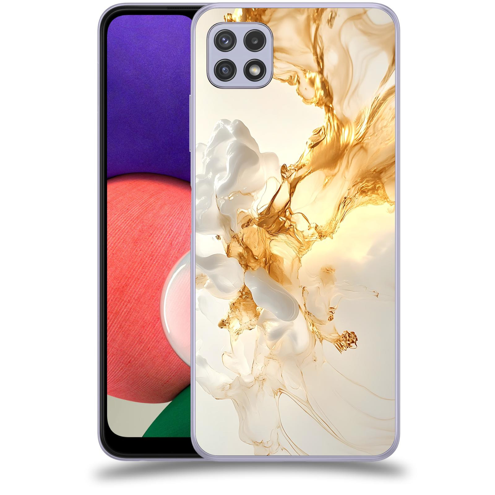 ACOVER Kryt na mobil Samsung Galaxy A22 5G A226B - Vanilla Bourbon I