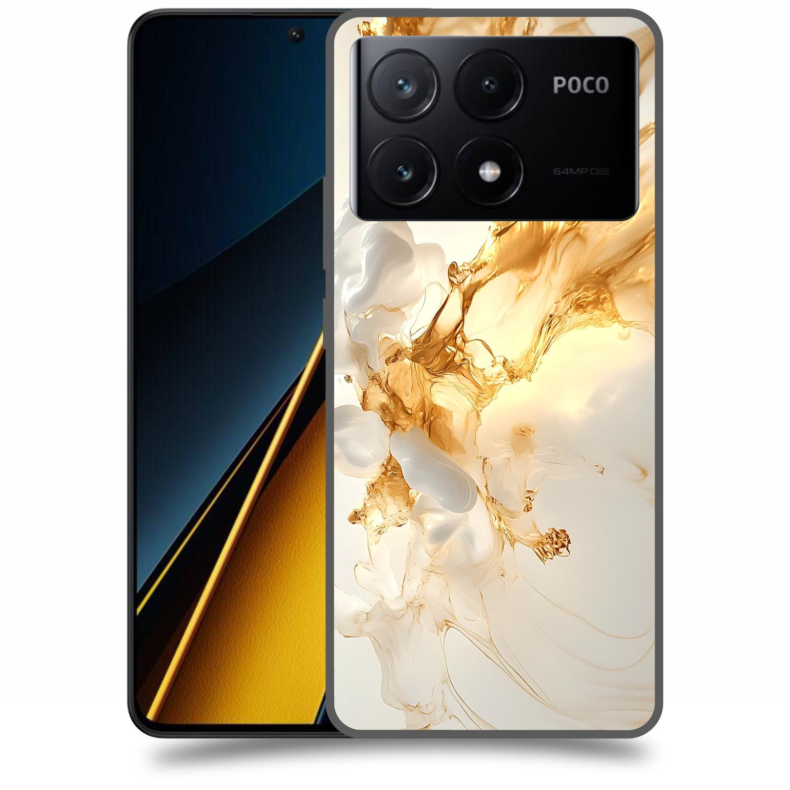 ACOVER Kryt na mobil Poco X6 Pro 5G - Vanilla Bourbon I