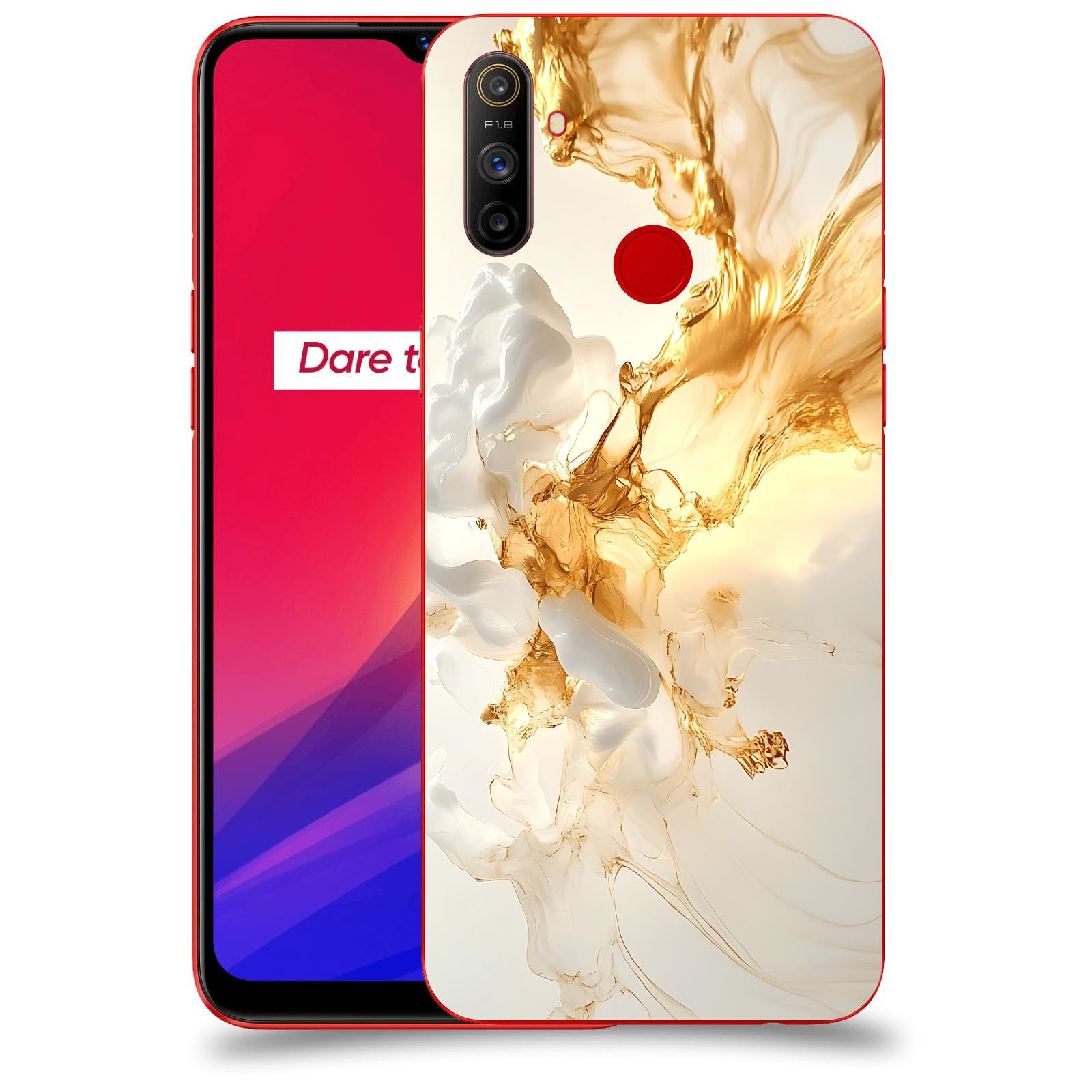 ACOVER Kryt na mobil Realme C3 - Vanilla Bourbon I