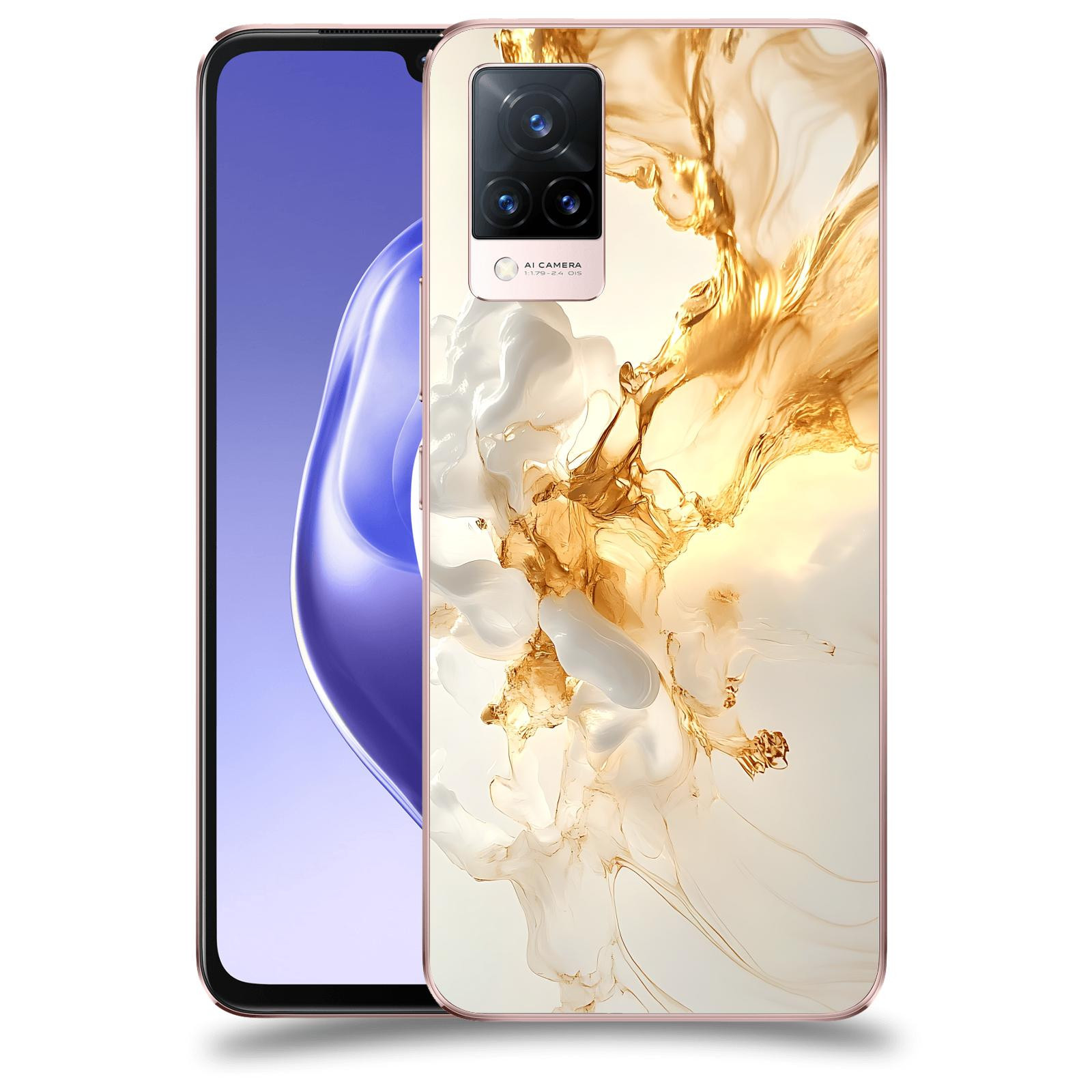ACOVER Kryt na mobil Vivo V21 5G - Vanilla Bourbon I