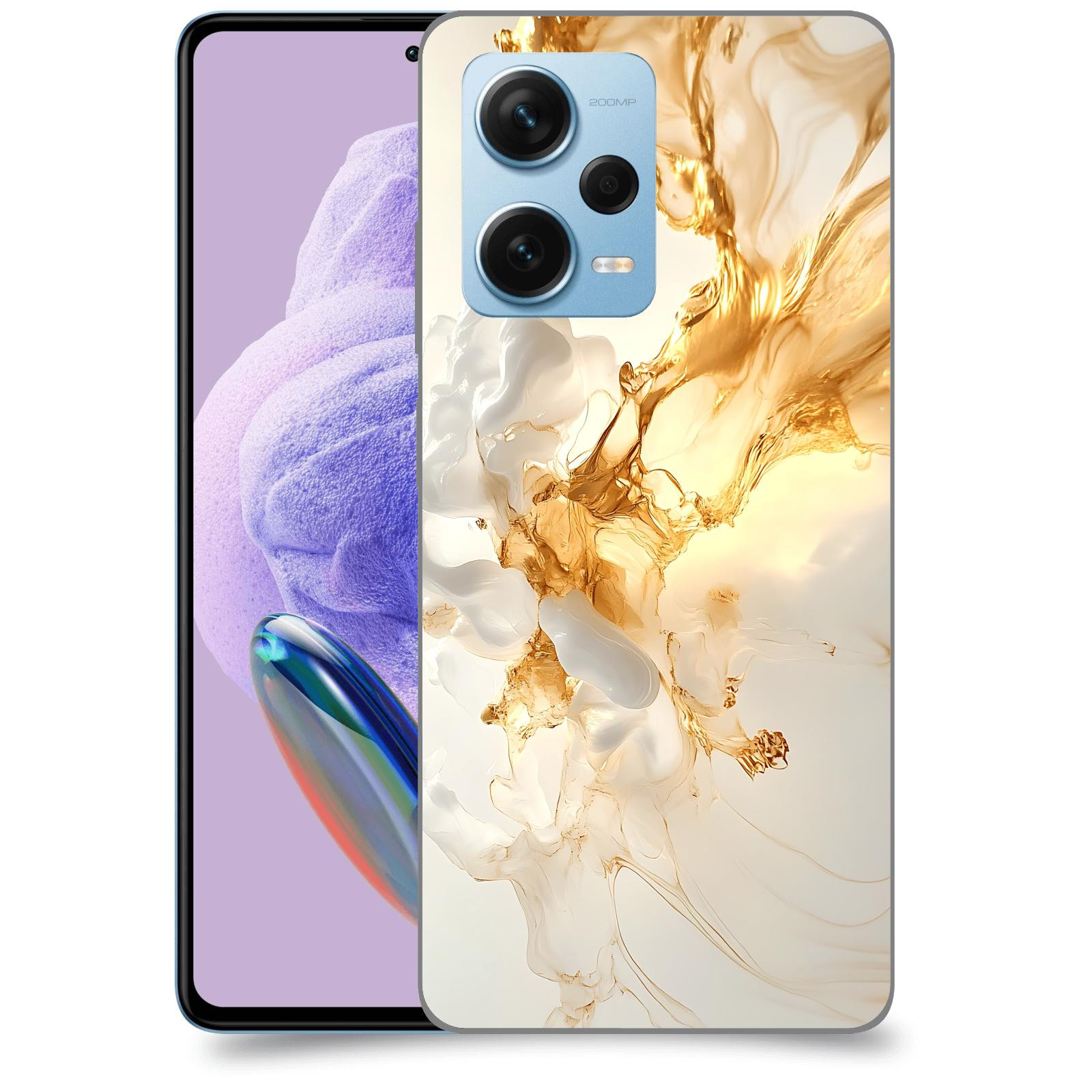 ACOVER Kryt na mobil Xiaomi Redmi Note 12 Pro+ 5G - Vanilla Bourbon I