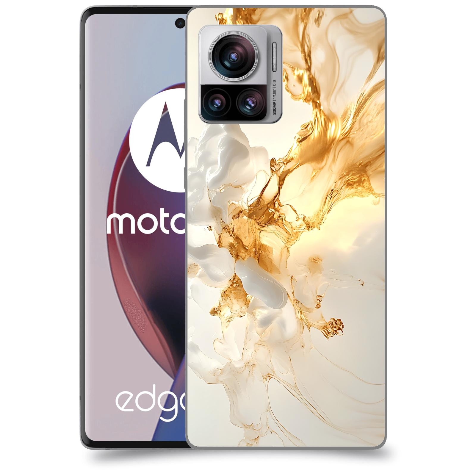 ACOVER Kryt na mobil Motorola Edge 30 Ultra - Vanilla Bourbon I