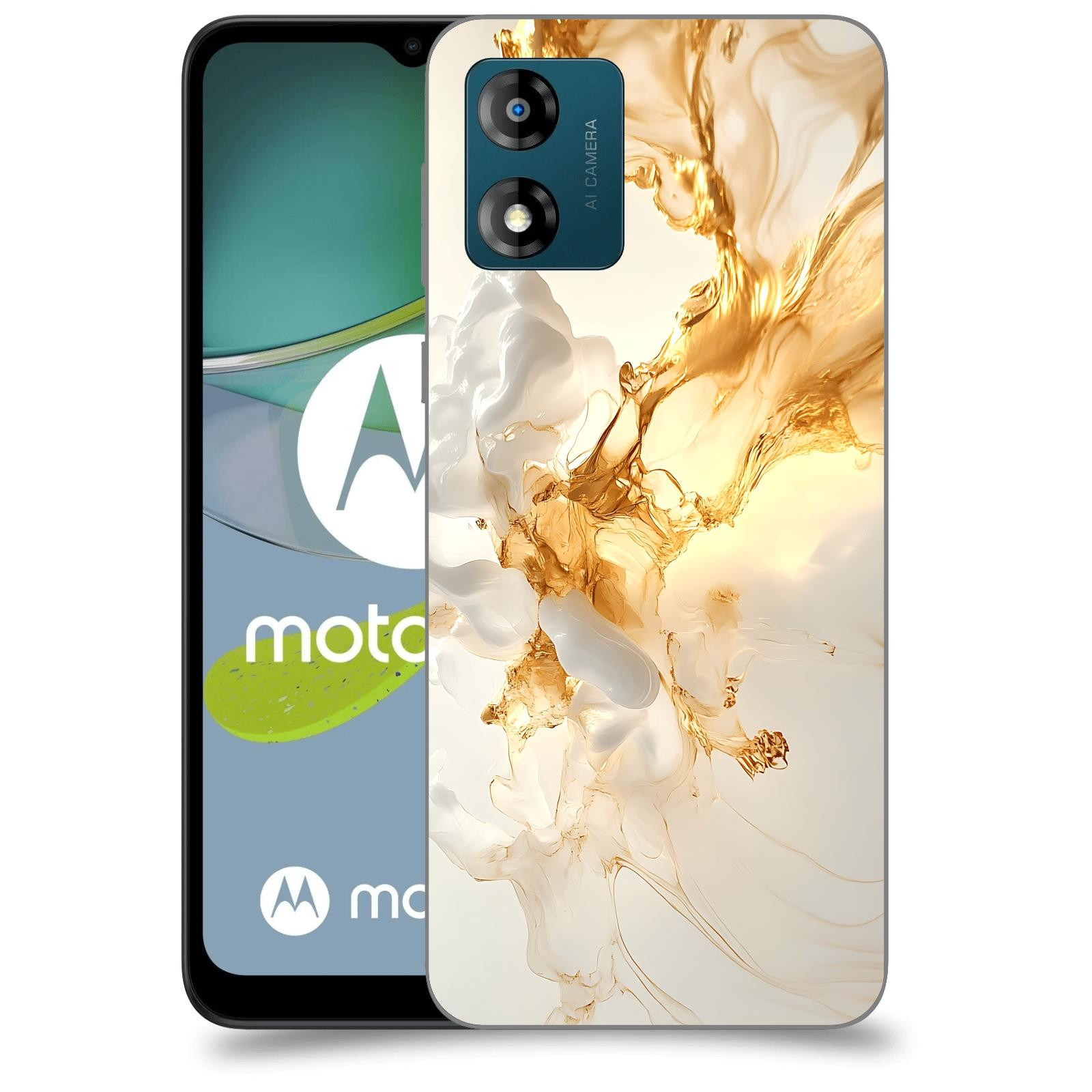 ACOVER Kryt na mobil Motorola Moto E13 - Vanilla Bourbon I