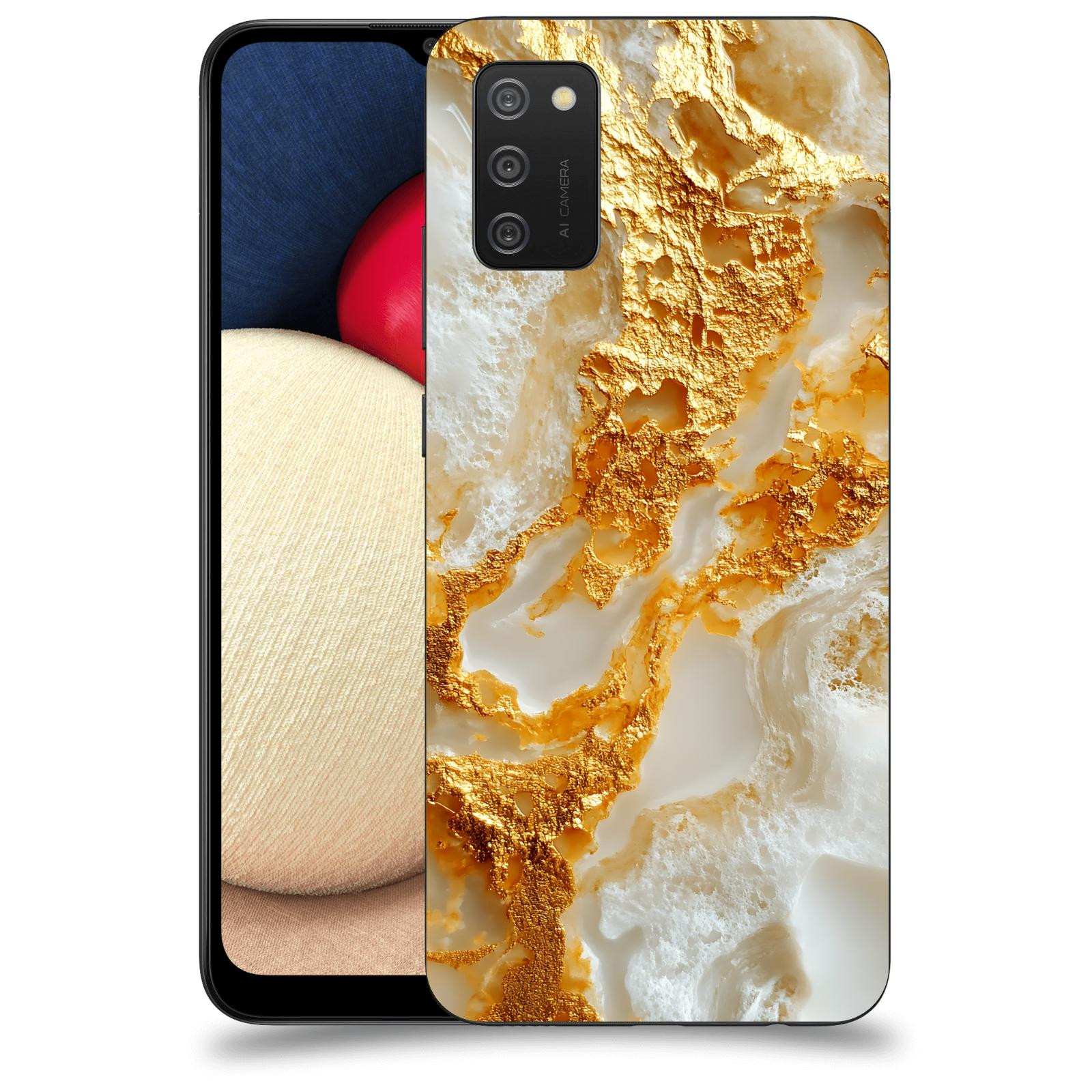 ACOVER Kryt na mobil Samsung Galaxy A02s A025G - Vanilla Bourbon II