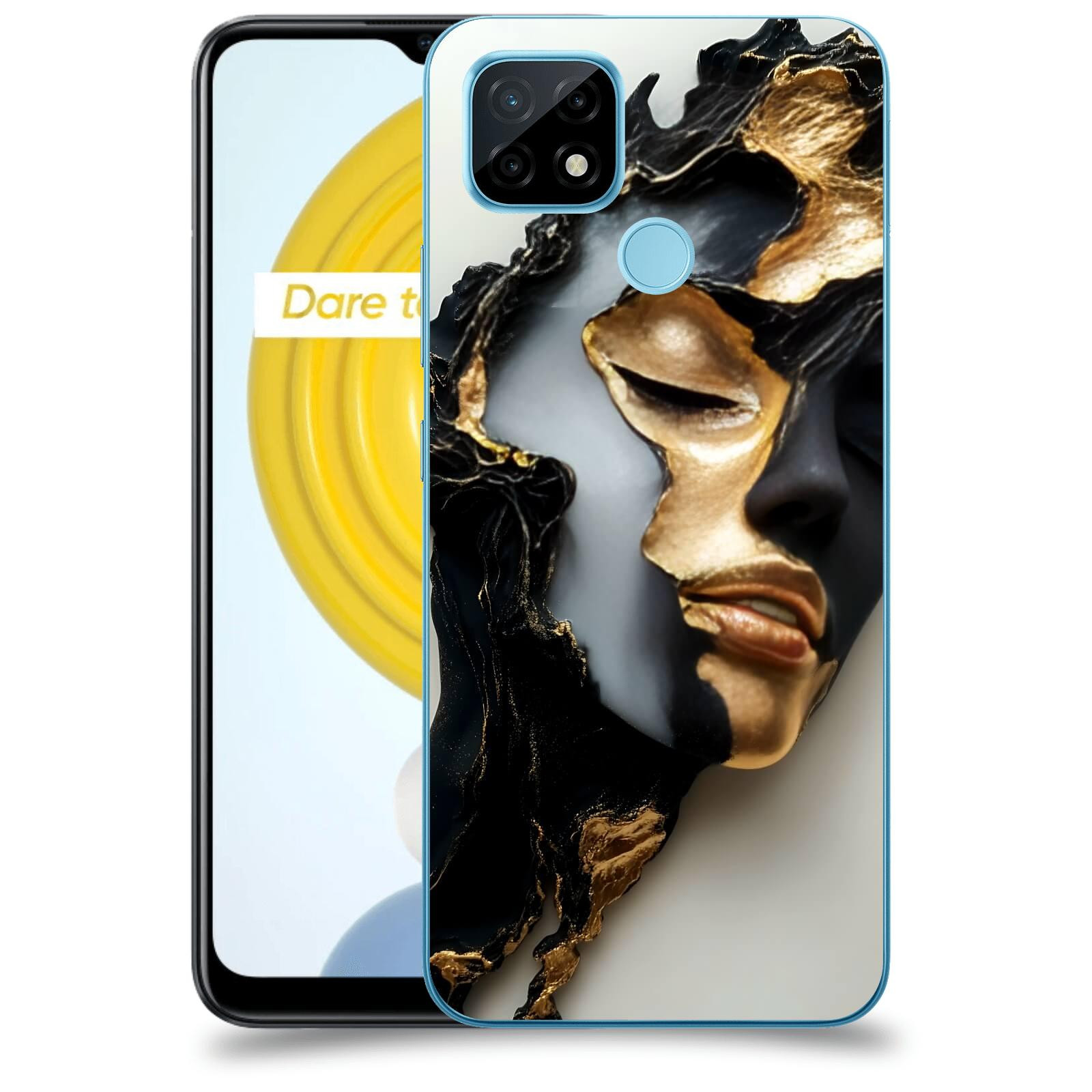 ACOVER Kryt na mobil Realme C21 - Head V