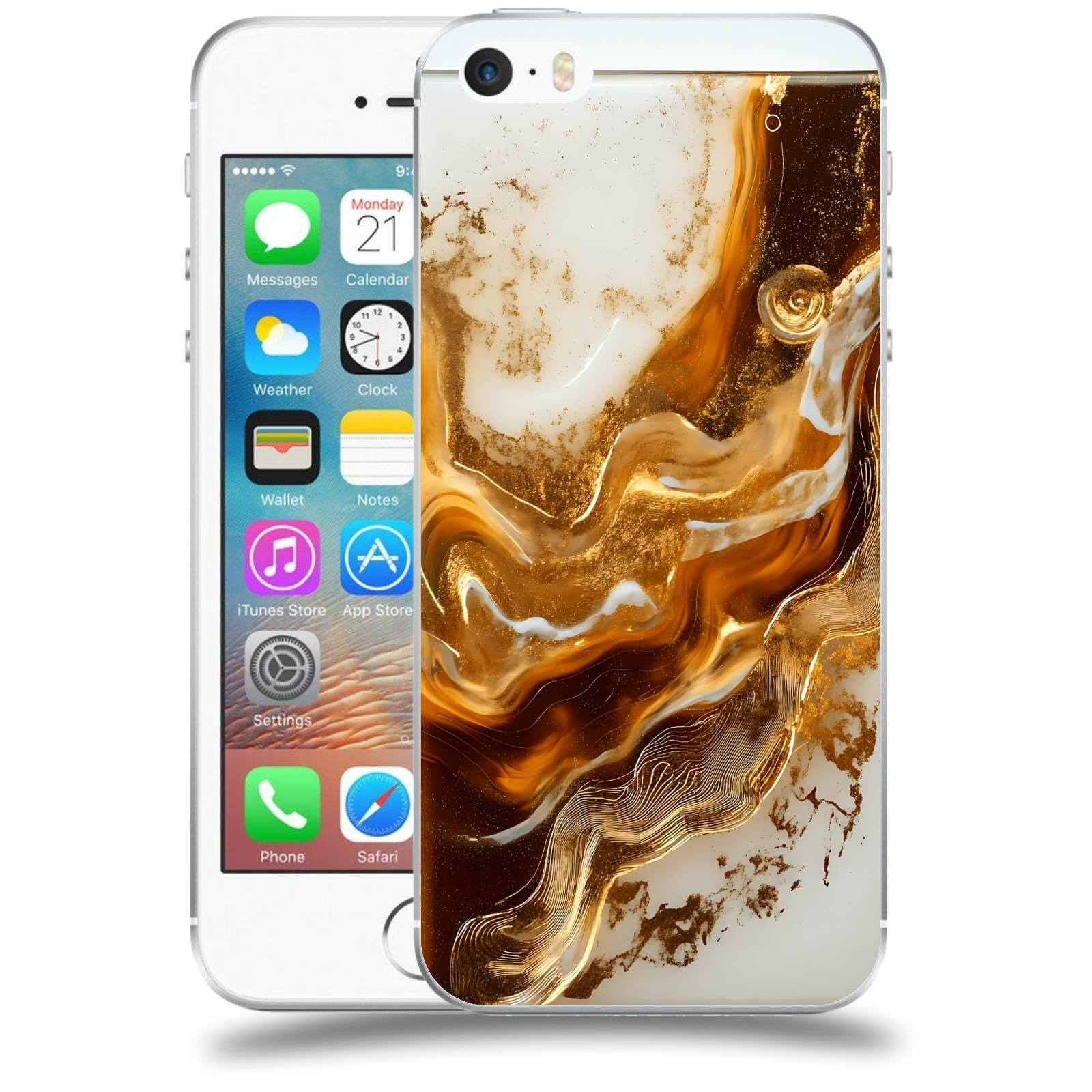 ACOVER Kryt na mobil Apple iPhone 5/5S/SE - Amber I