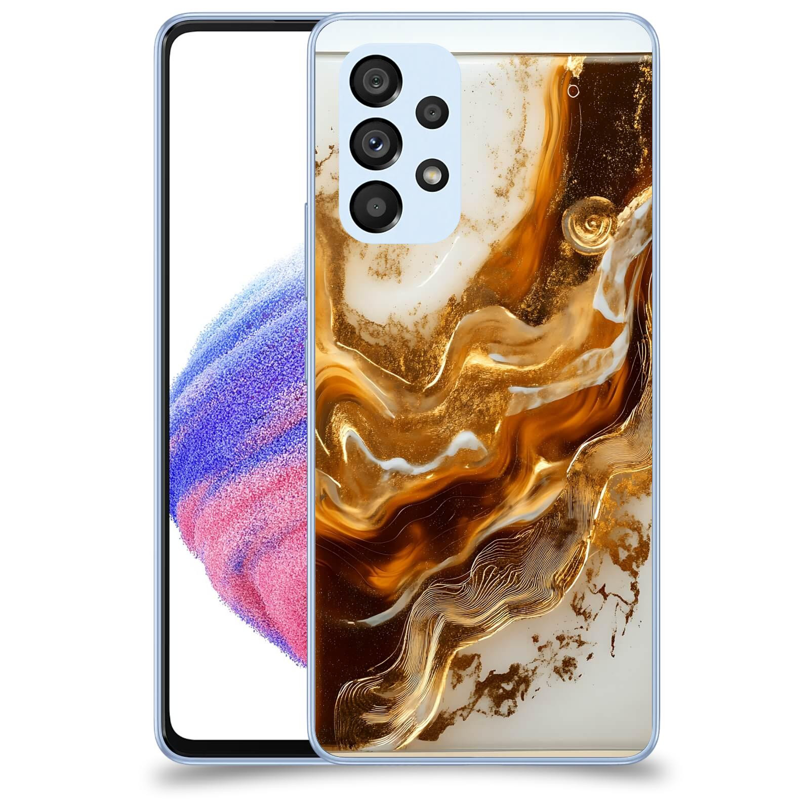 ACOVER Kryt na mobil Samsung Galaxy A32 5G A326B - Amber I