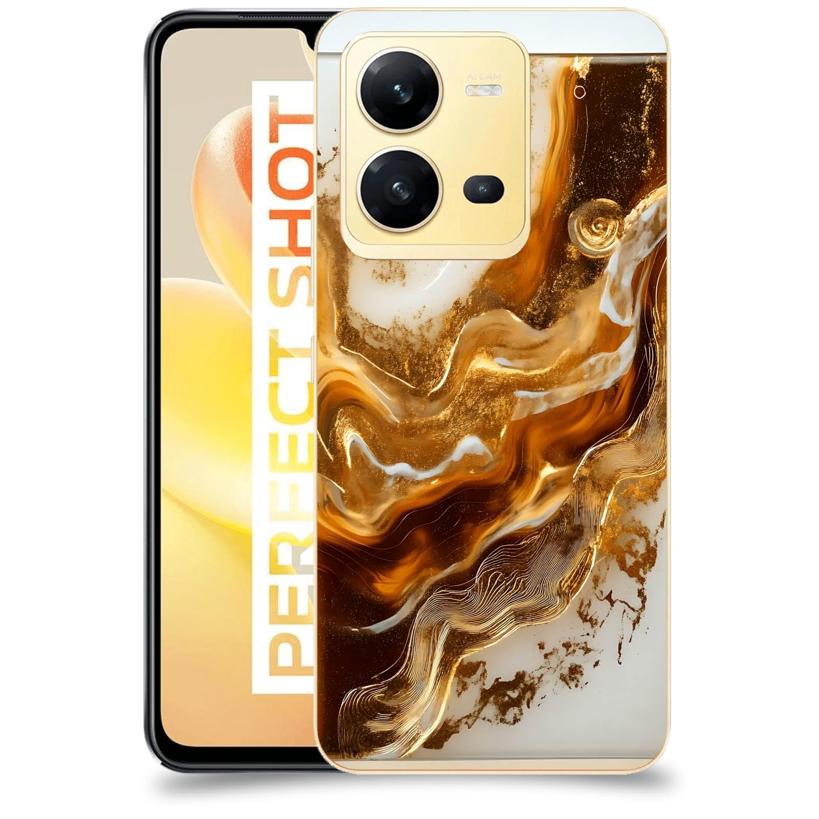ACOVER Kryt na mobil Vivo X80 Lite - Amber I