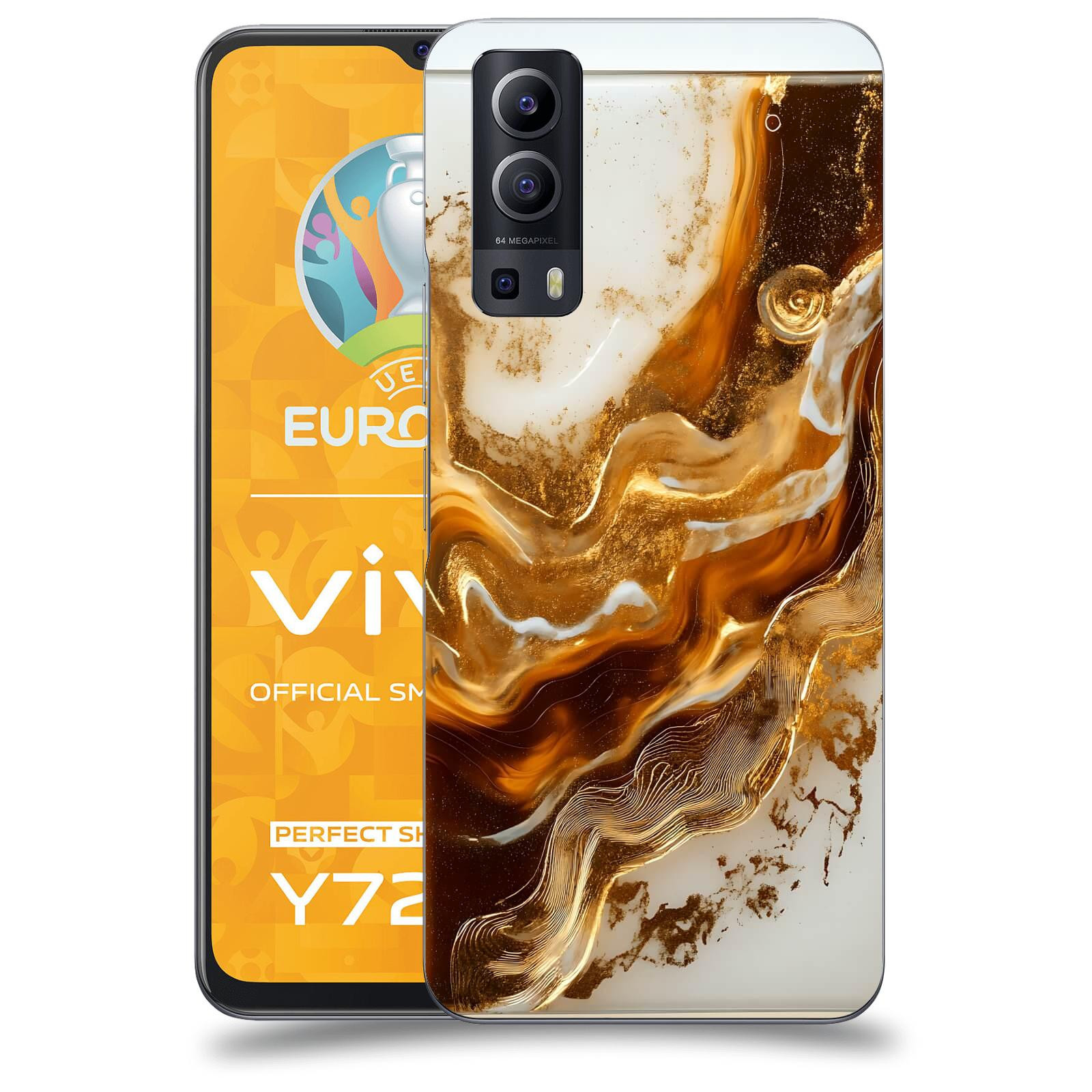 ACOVER Kryt na mobil Vivo Y72 5G - Amber I