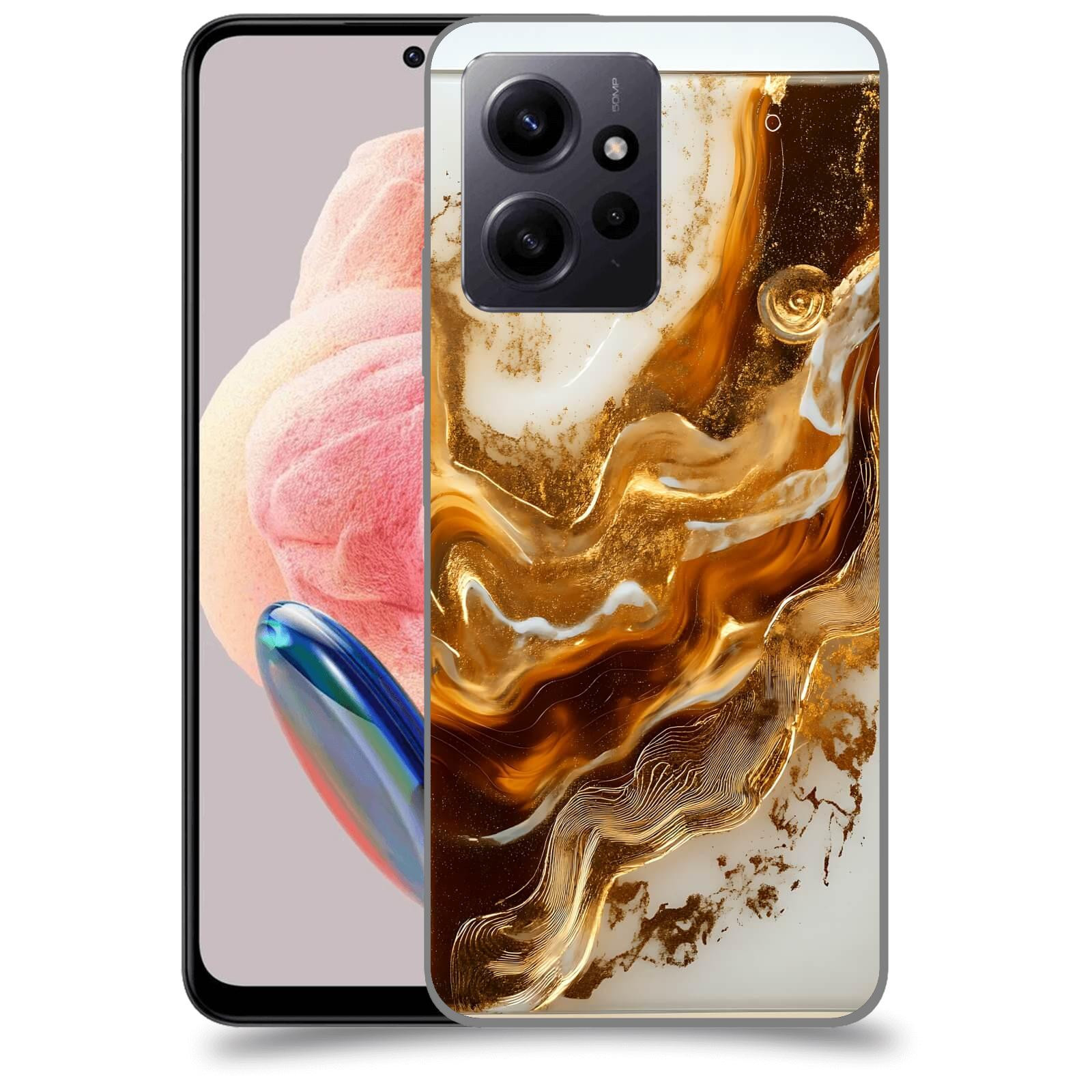 ACOVER Kryt na mobil Xiaomi Redmi Note 12 4G - Amber I
