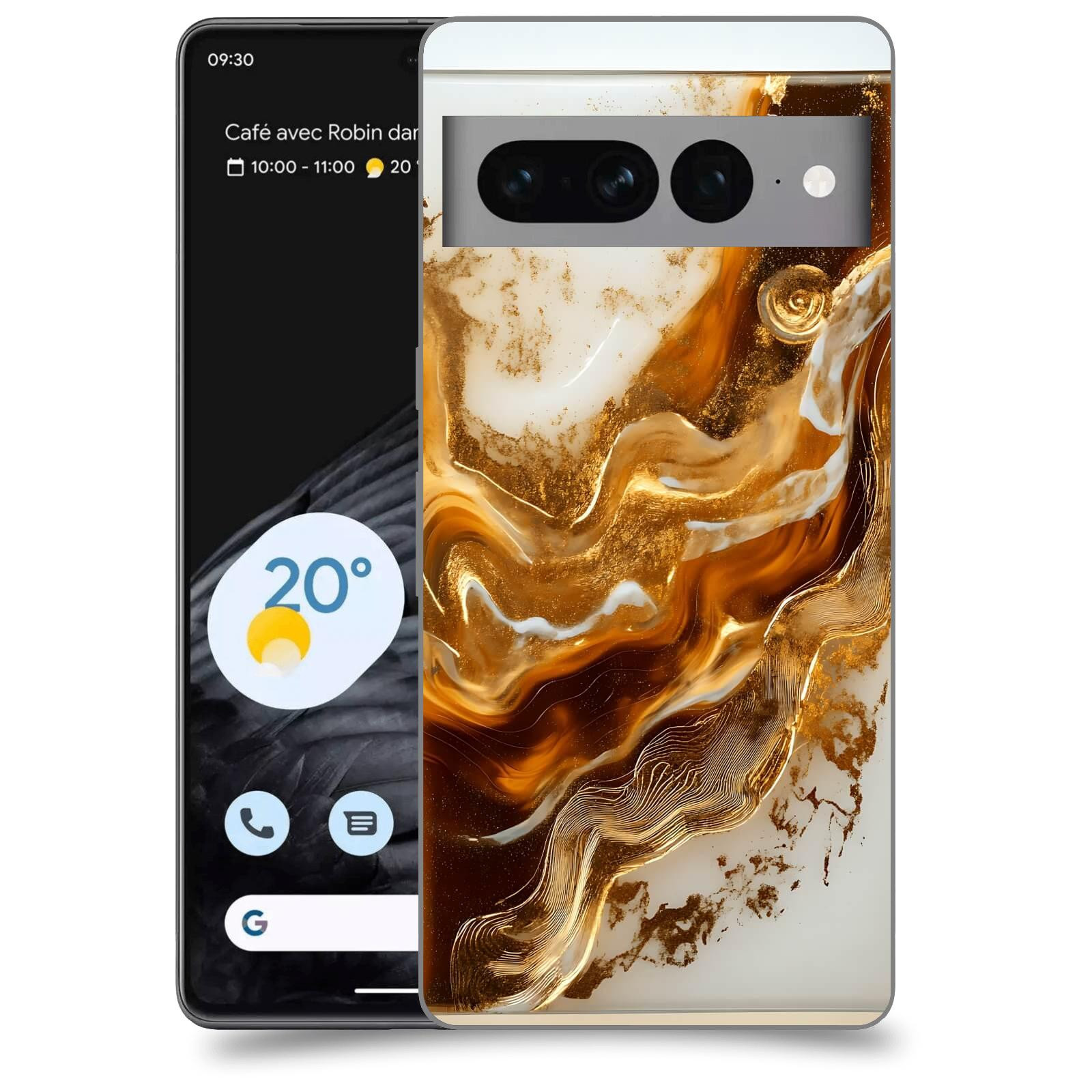ACOVER Kryt na mobil Google pixel 7 pro - Amber I