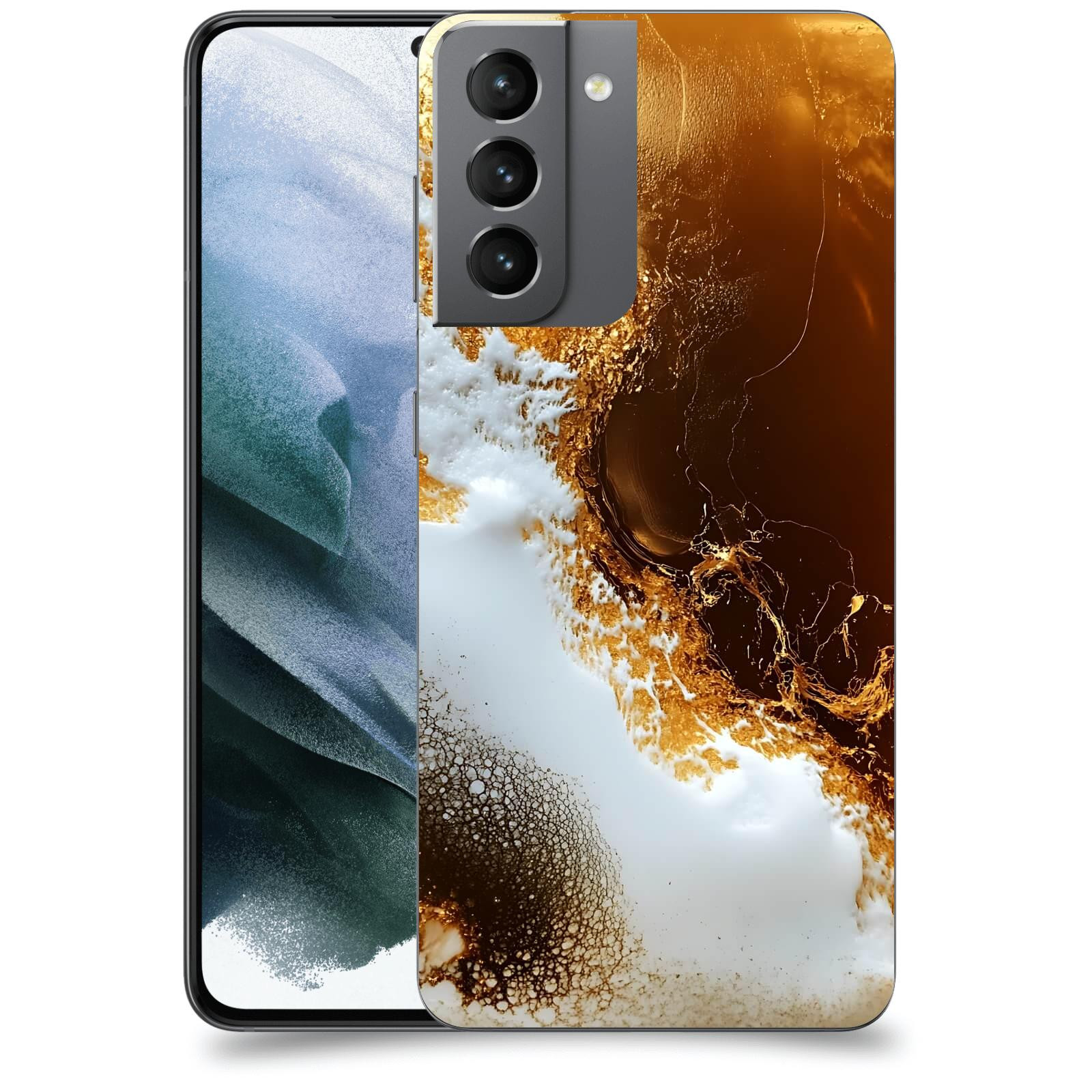 ACOVER Kryt na mobil Samsung Galaxy S21 G991B - Amber II