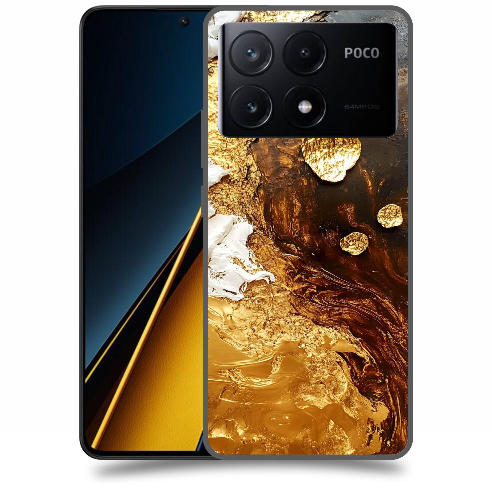 ACOVER Kryt na mobil Poco X6 Pro 5G - Amber III