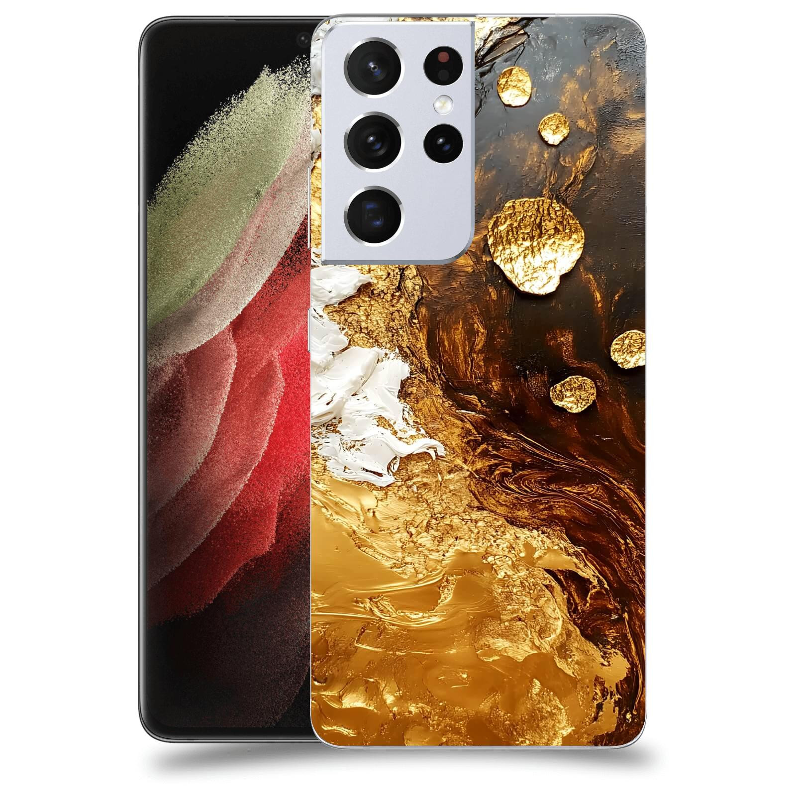 ACOVER Kryt na mobil Samsung Galaxy S21 Ultra 5G G998B - Amber III