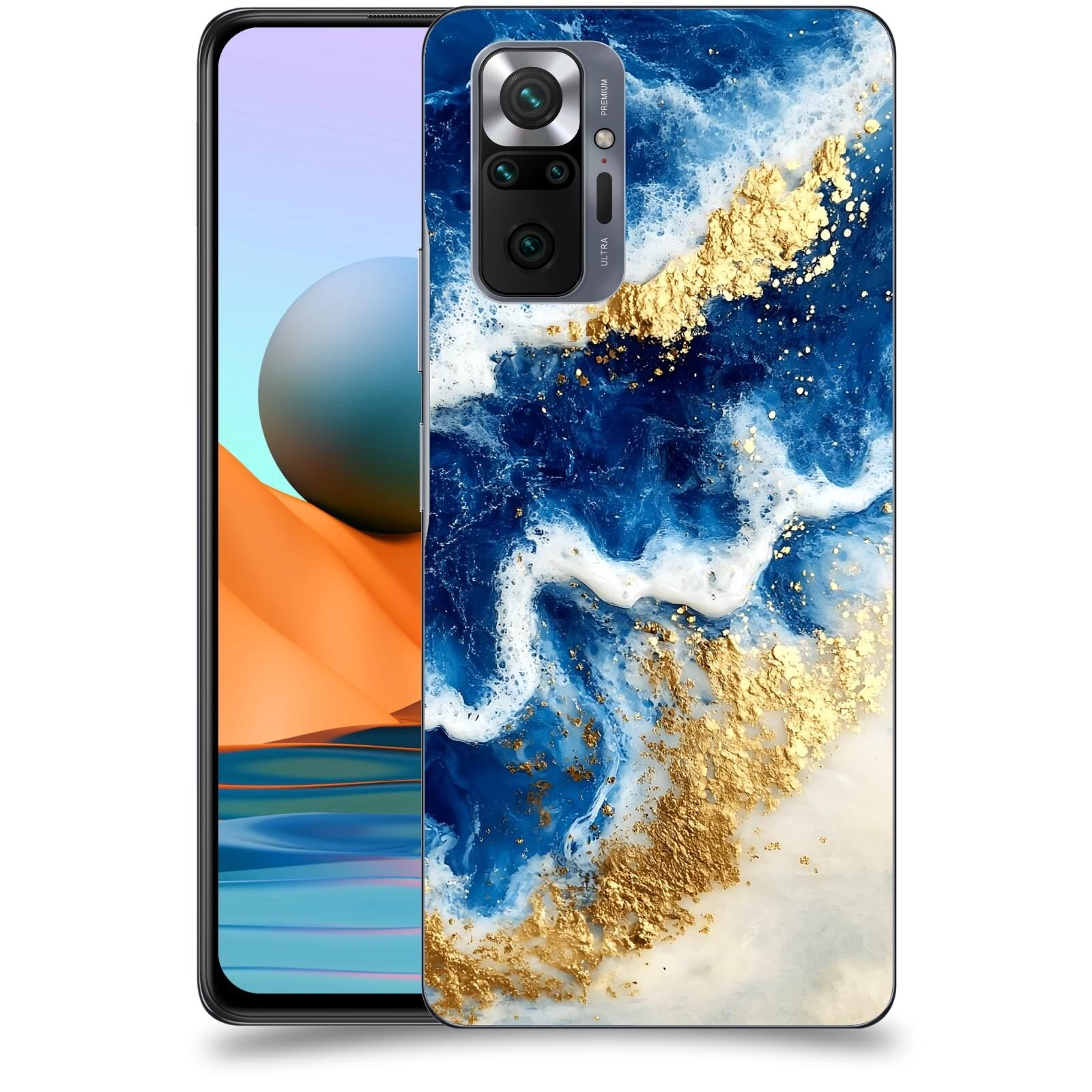 ACOVER Kryt na mobil Xiaomi Redmi Note 10 Pro - Ocean Waves I