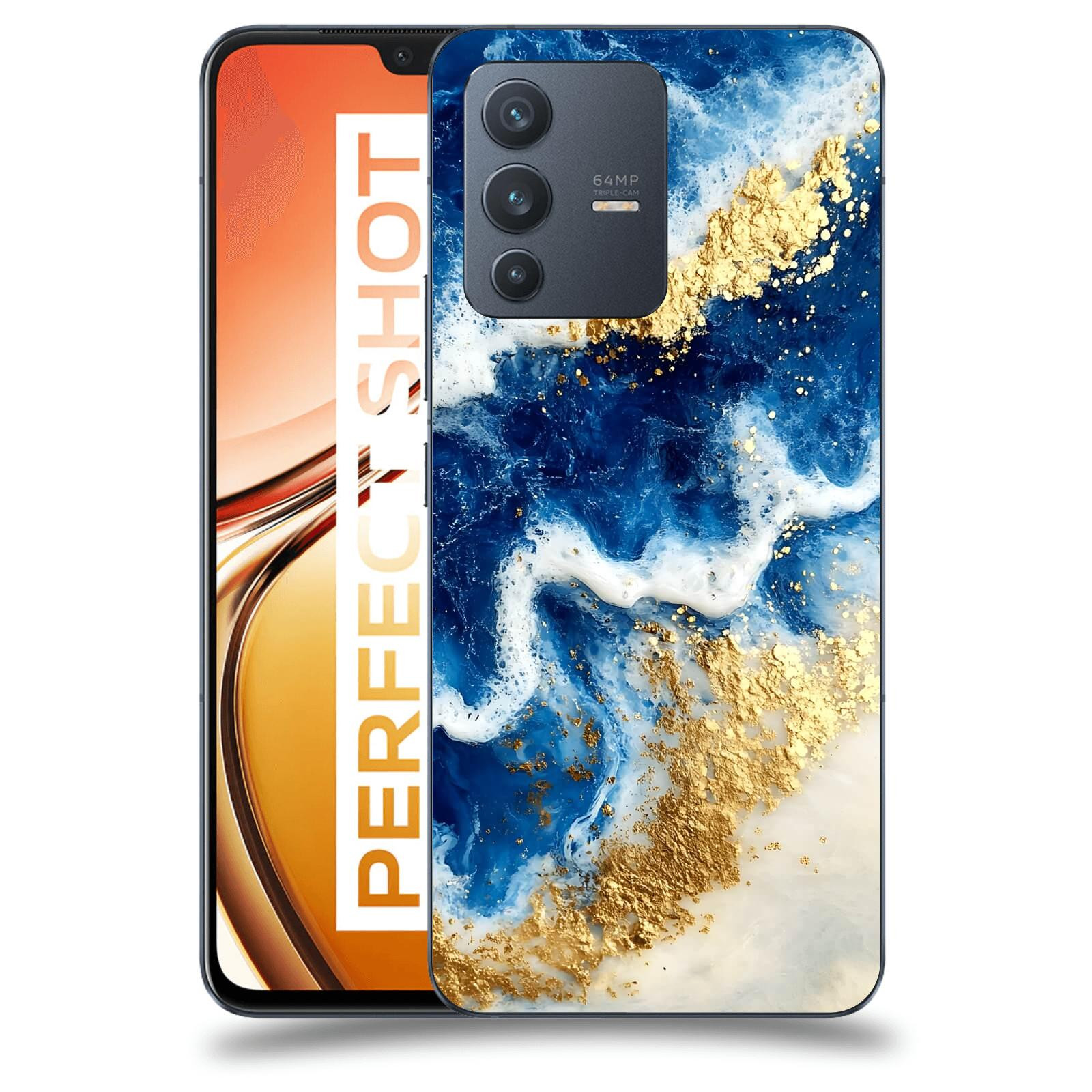 ACOVER Kryt na mobil Vivo V23 5G - Ocean Waves I