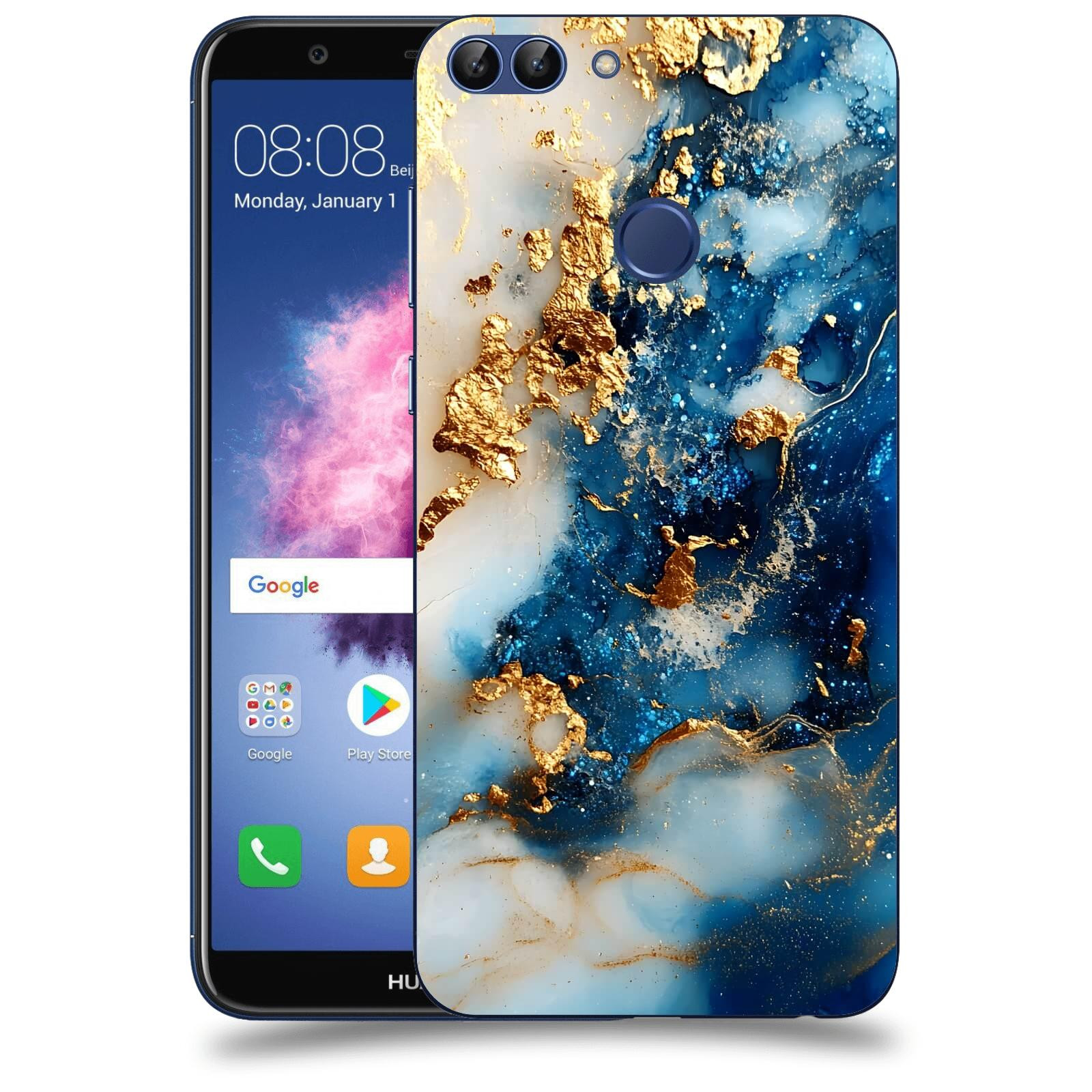 ACOVER Kryt na mobil Huawei P Smart - Ocean Waves II