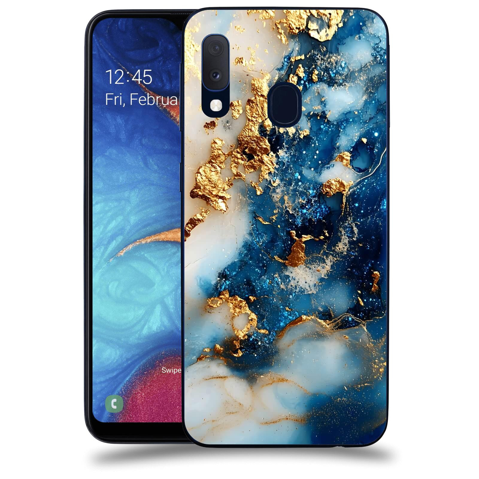 ACOVER Kryt na mobil Samsung Galaxy A20e A202F - Ocean Waves II