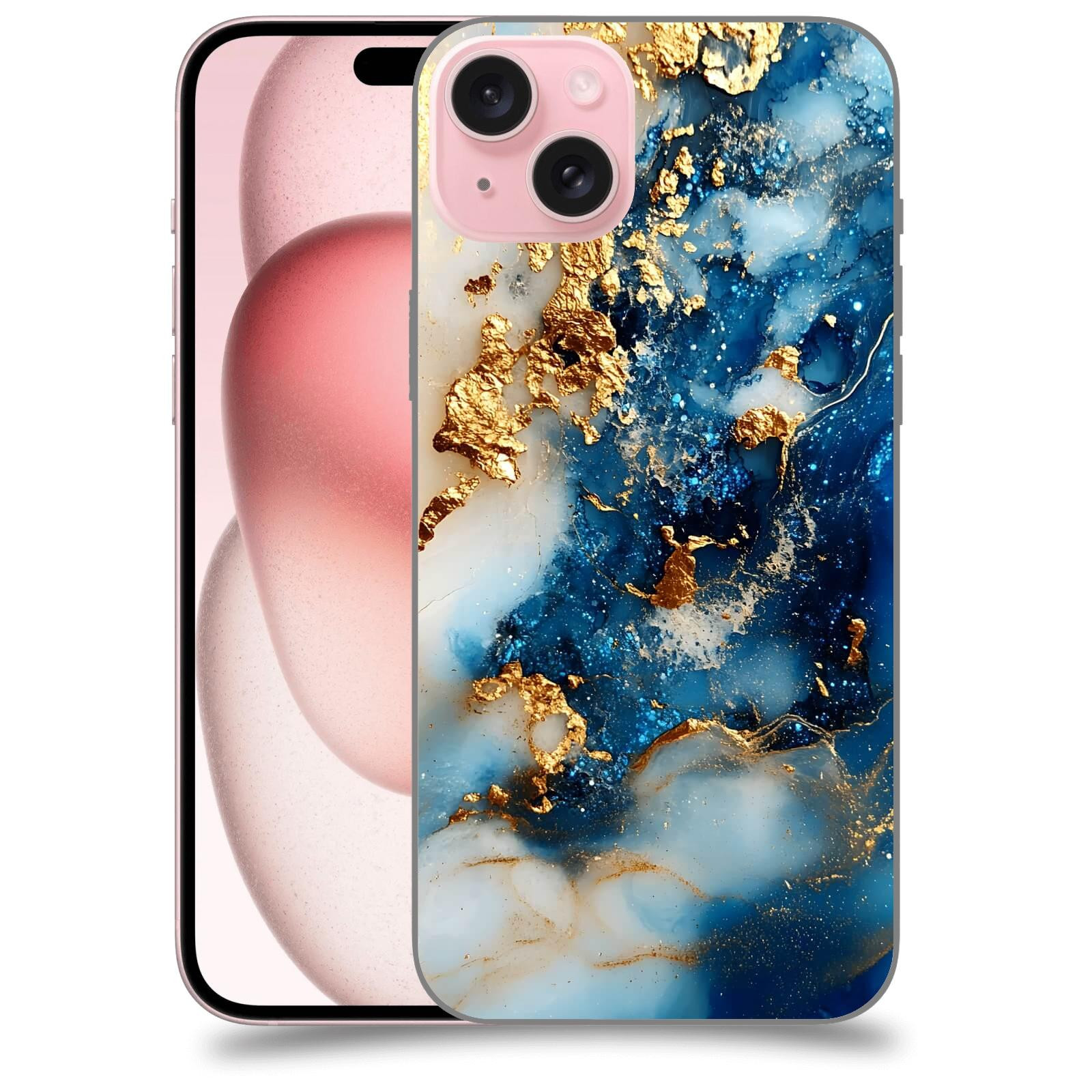 ACOVER Kryt na mobil Apple iPhone 15 plus - Ocean Waves II