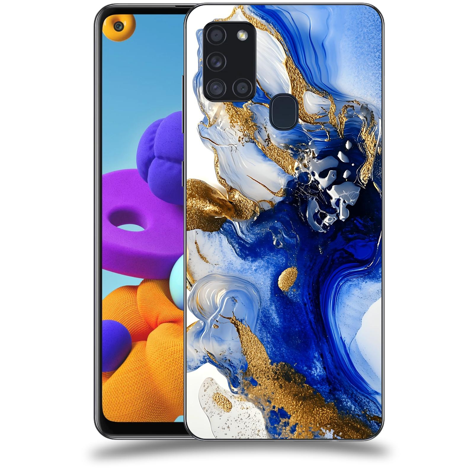 ACOVER Kryt na mobil Samsung Galaxy A21s - Ocean Waves III
