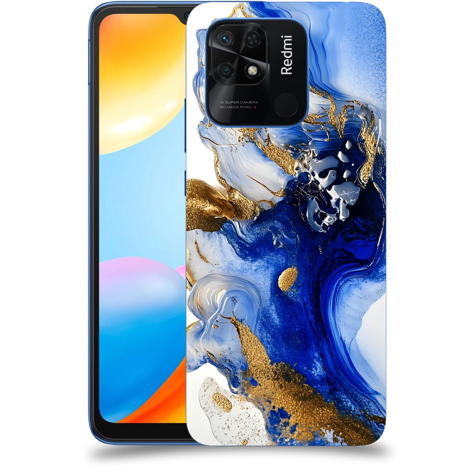 ACOVER Kryt na mobil Xiaomi Redmi 10C - Ocean Waves III