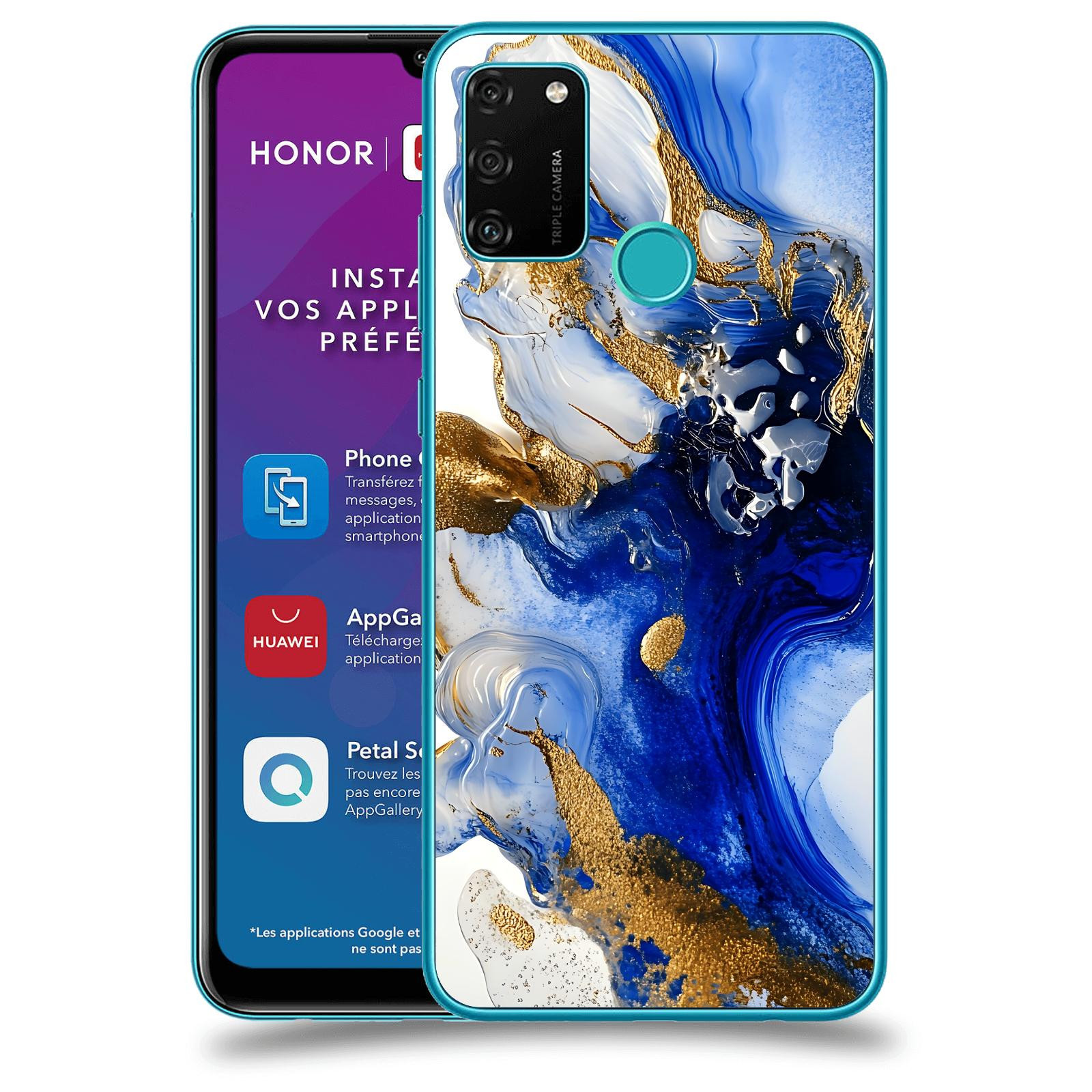 ACOVER Kryt na mobil Honor 9A - Ocean Waves III
