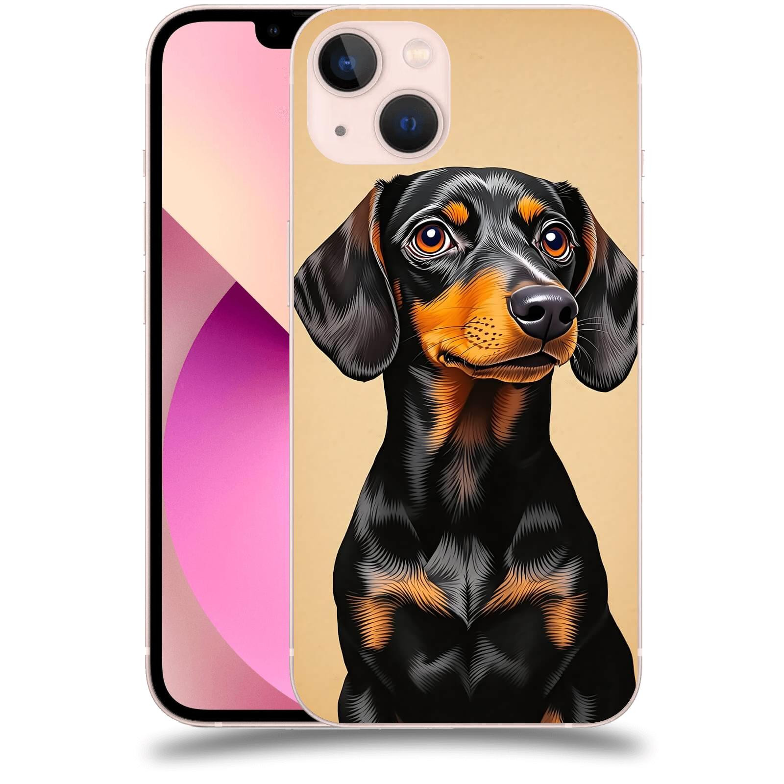 ACOVER Kryt na mobil Apple iPhone 13 - Dachshund I