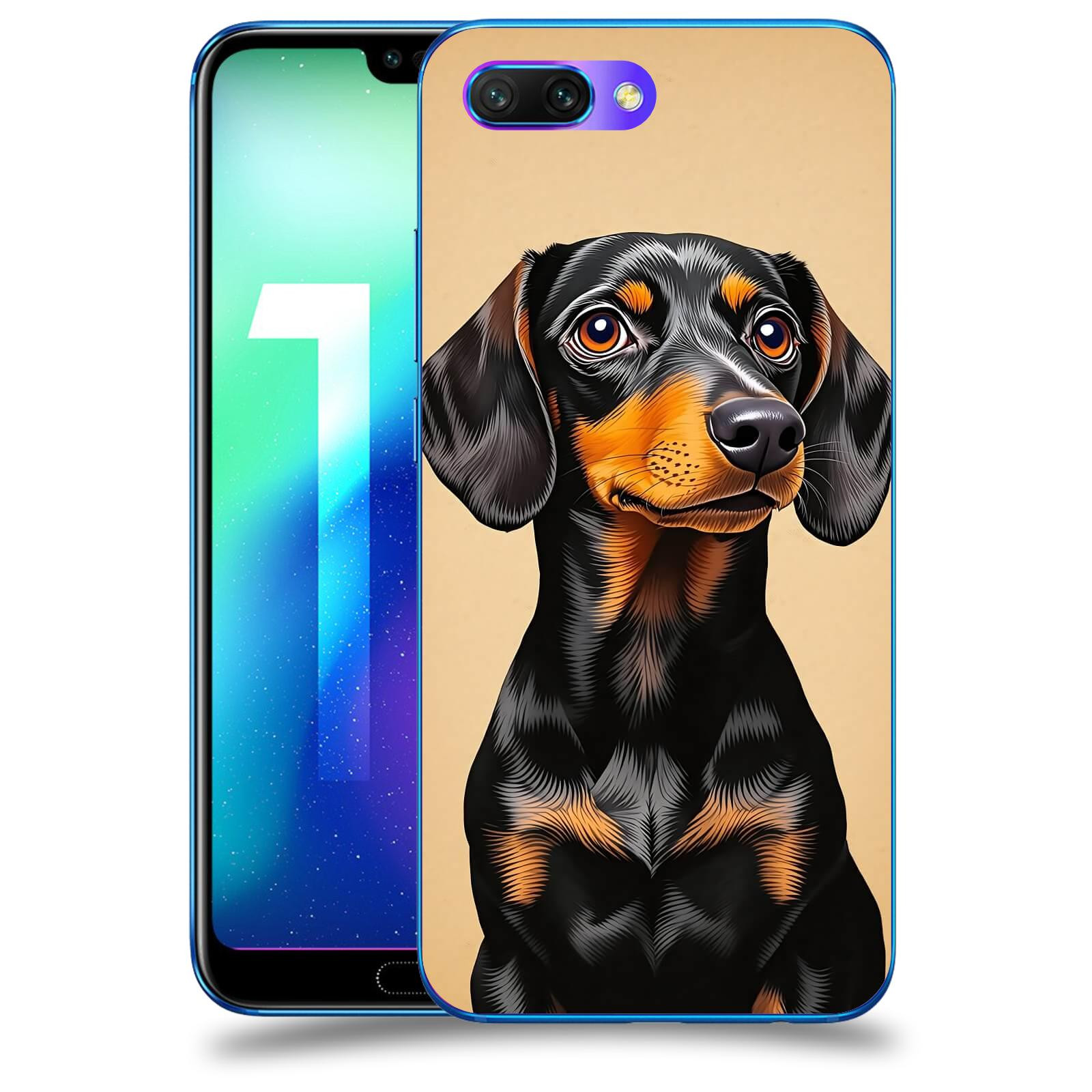 ACOVER Kryt na mobil Honor 10 - Dachshund I