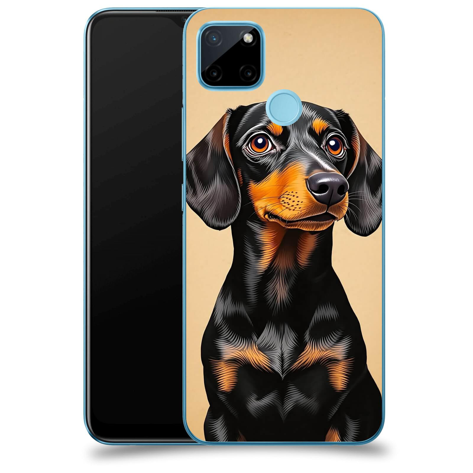 ACOVER Kryt na mobil Realme C21Y - Dachshund I