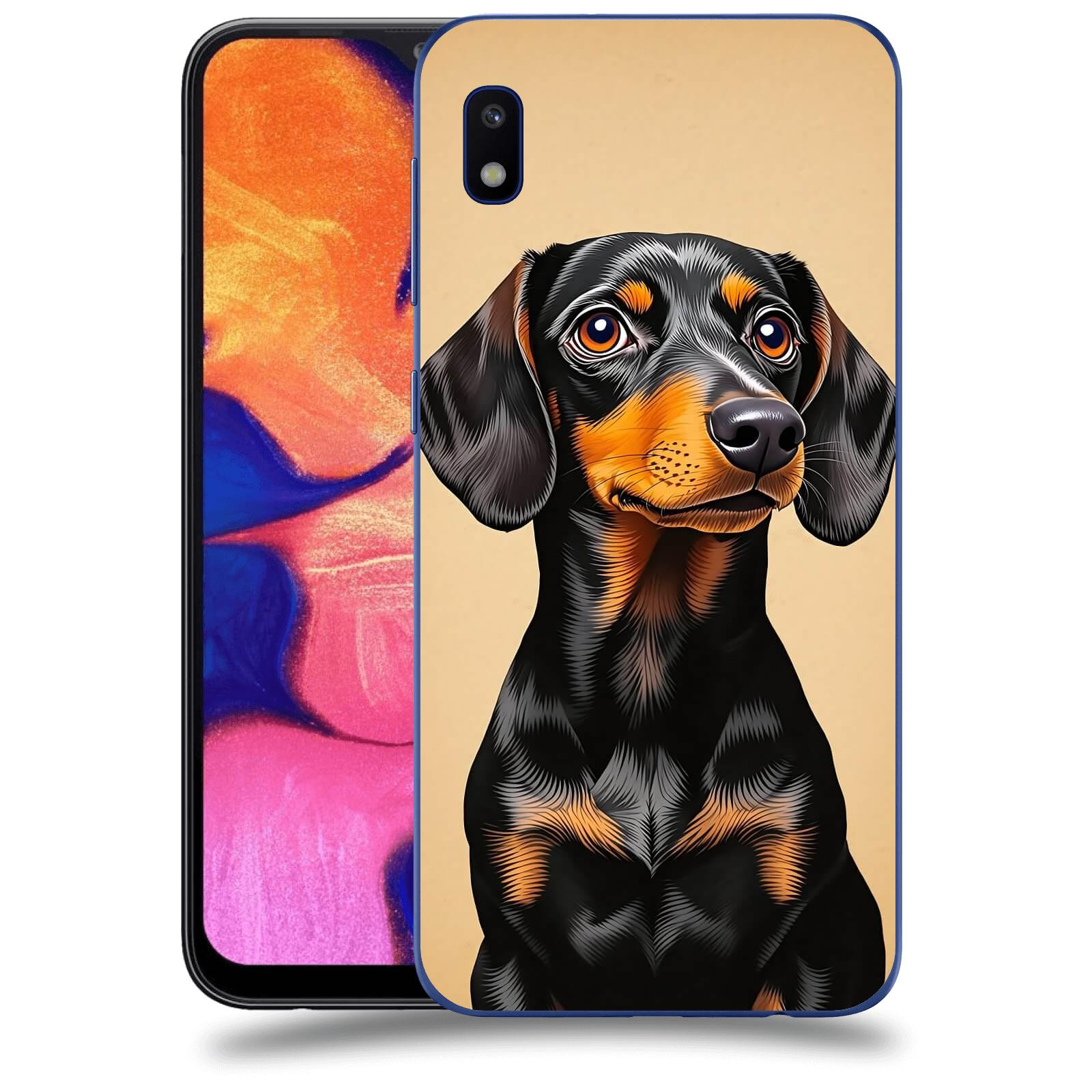 ACOVER Kryt na mobil Samsung Galaxy A10 A105F - Dachshund I