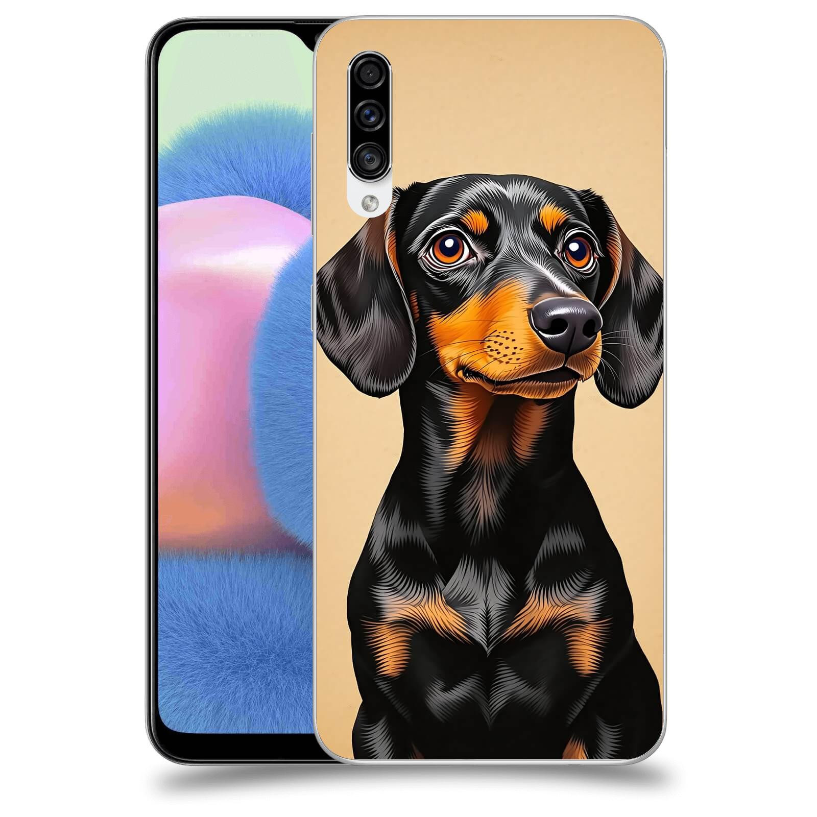 ACOVER Kryt na mobil Samsung Galaxy A30s A307F - Dachshund I