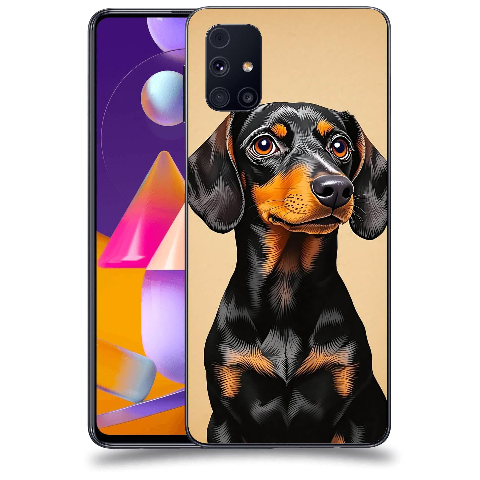 ACOVER Kryt na mobil Samsung Galaxy M31s - Dachshund I