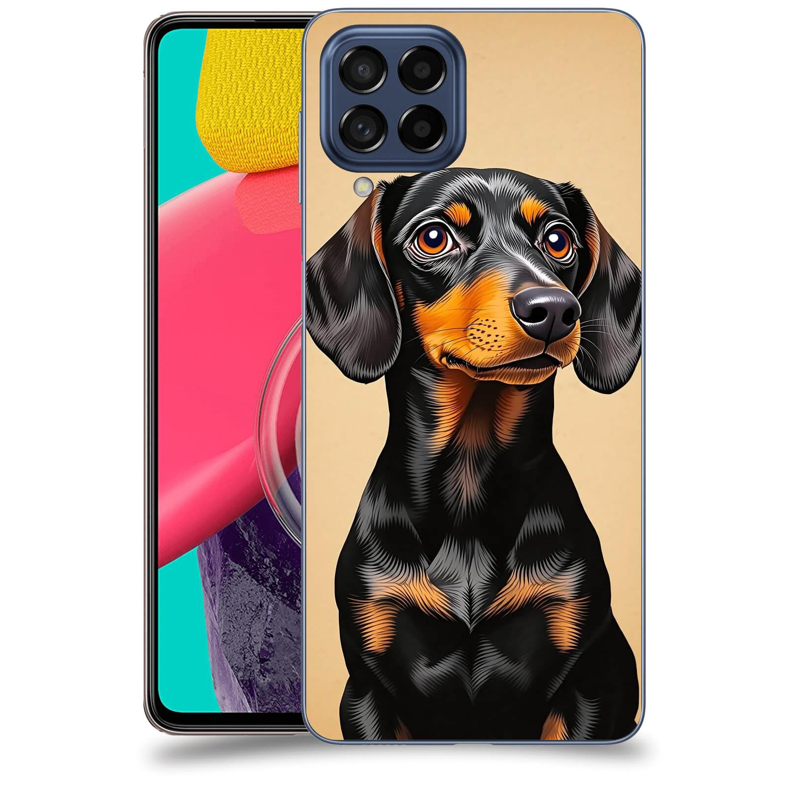ACOVER Kryt na mobil Samsung Galaxy M53 5G - Dachshund I