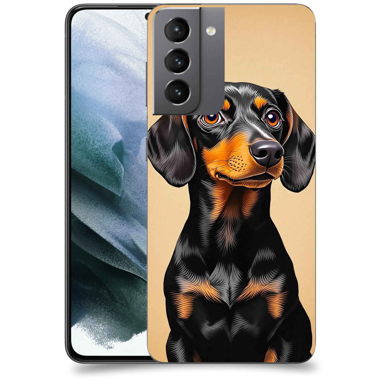 ACOVER Kryt na mobil Samsung Galaxy S21 G991B - Dachshund I