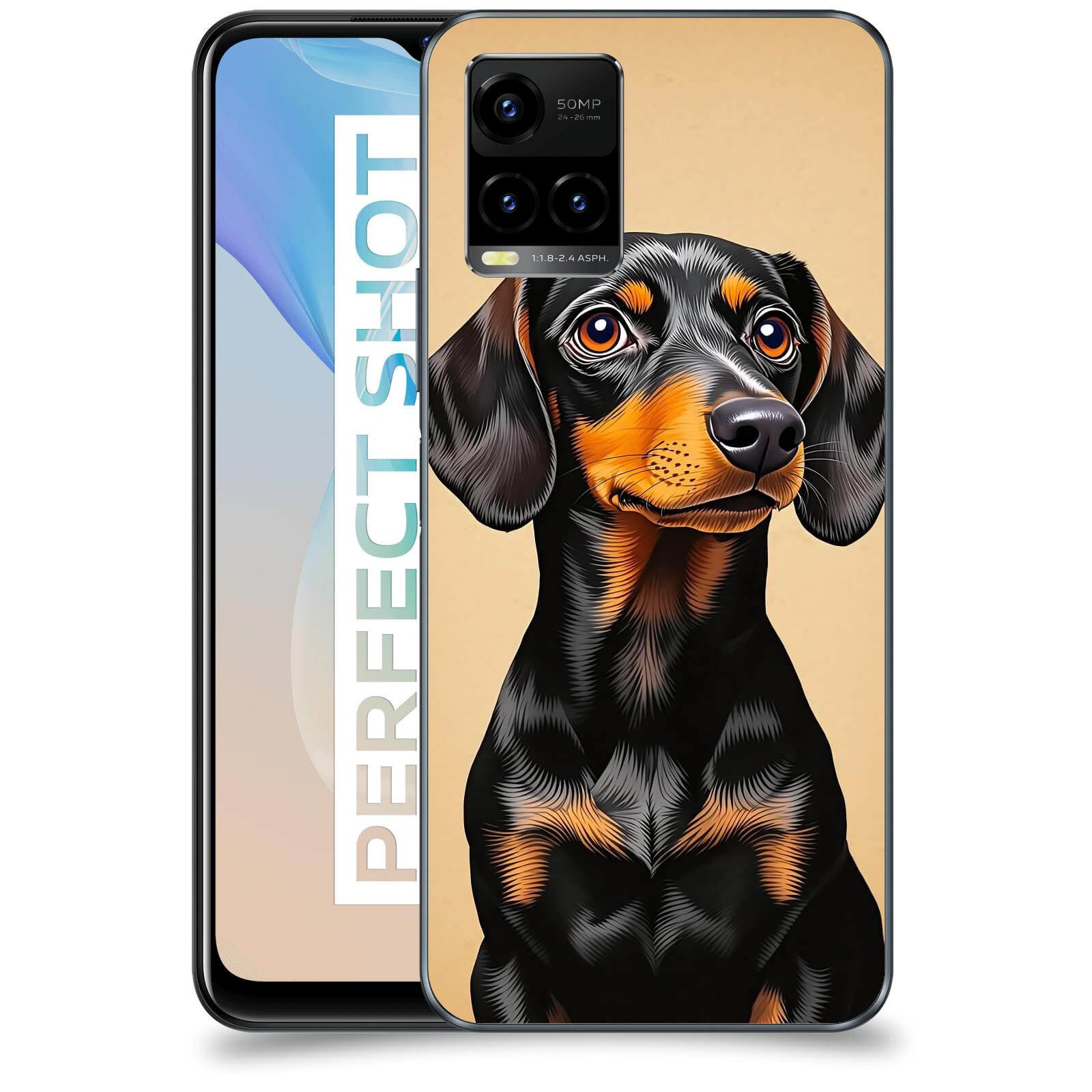 ACOVER Kryt na mobil Vivo Y33s - Dachshund I