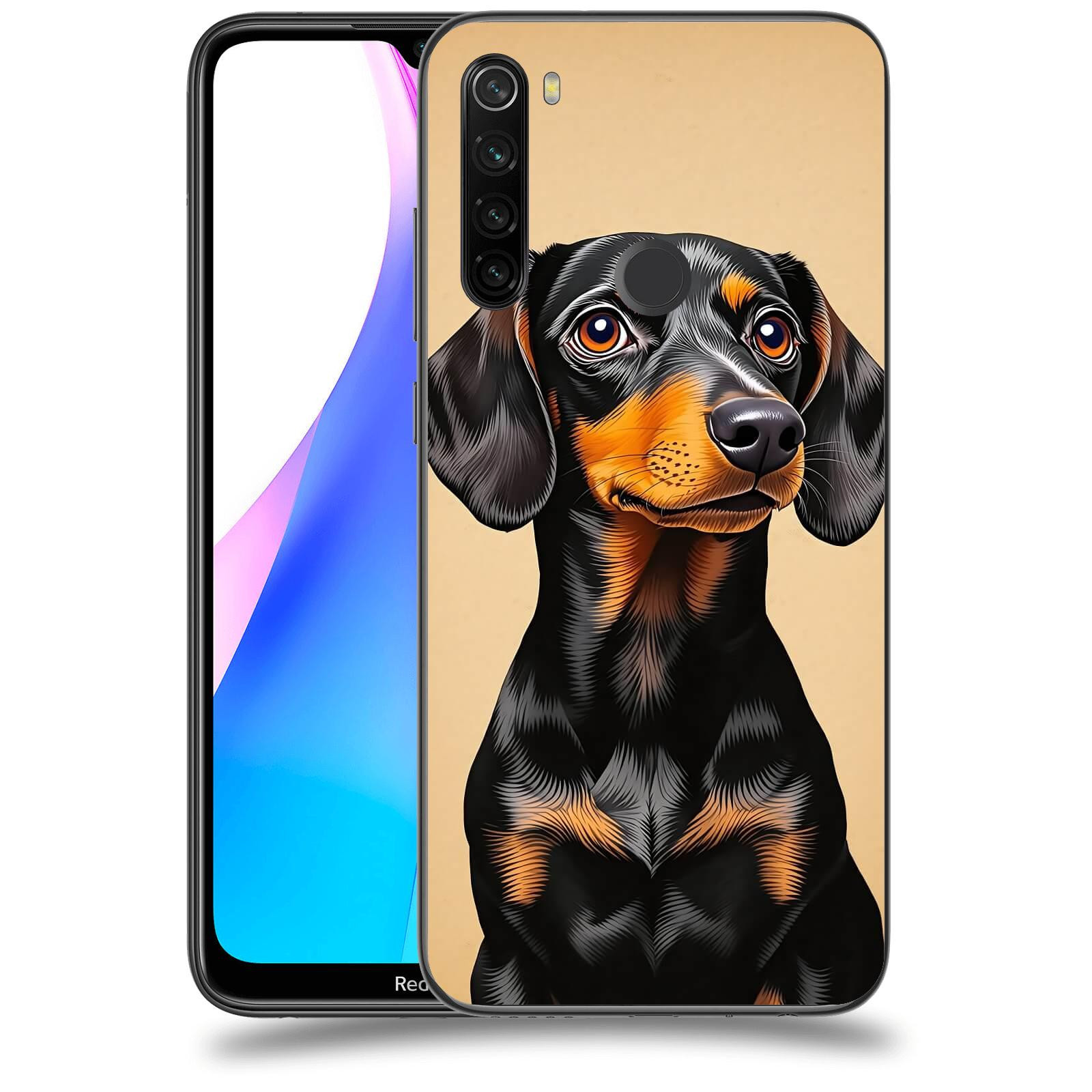 ACOVER Kryt na mobil Xiaomi Redmi Note 8T - Dachshund I