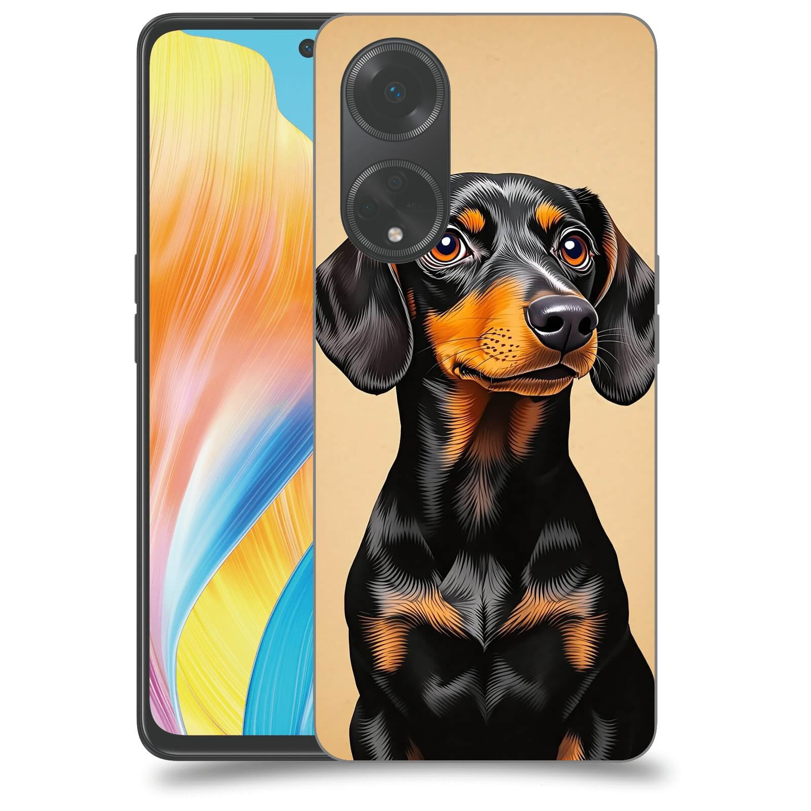ACOVER Kryt na mobil OPPO A98 5G - Dachshund I