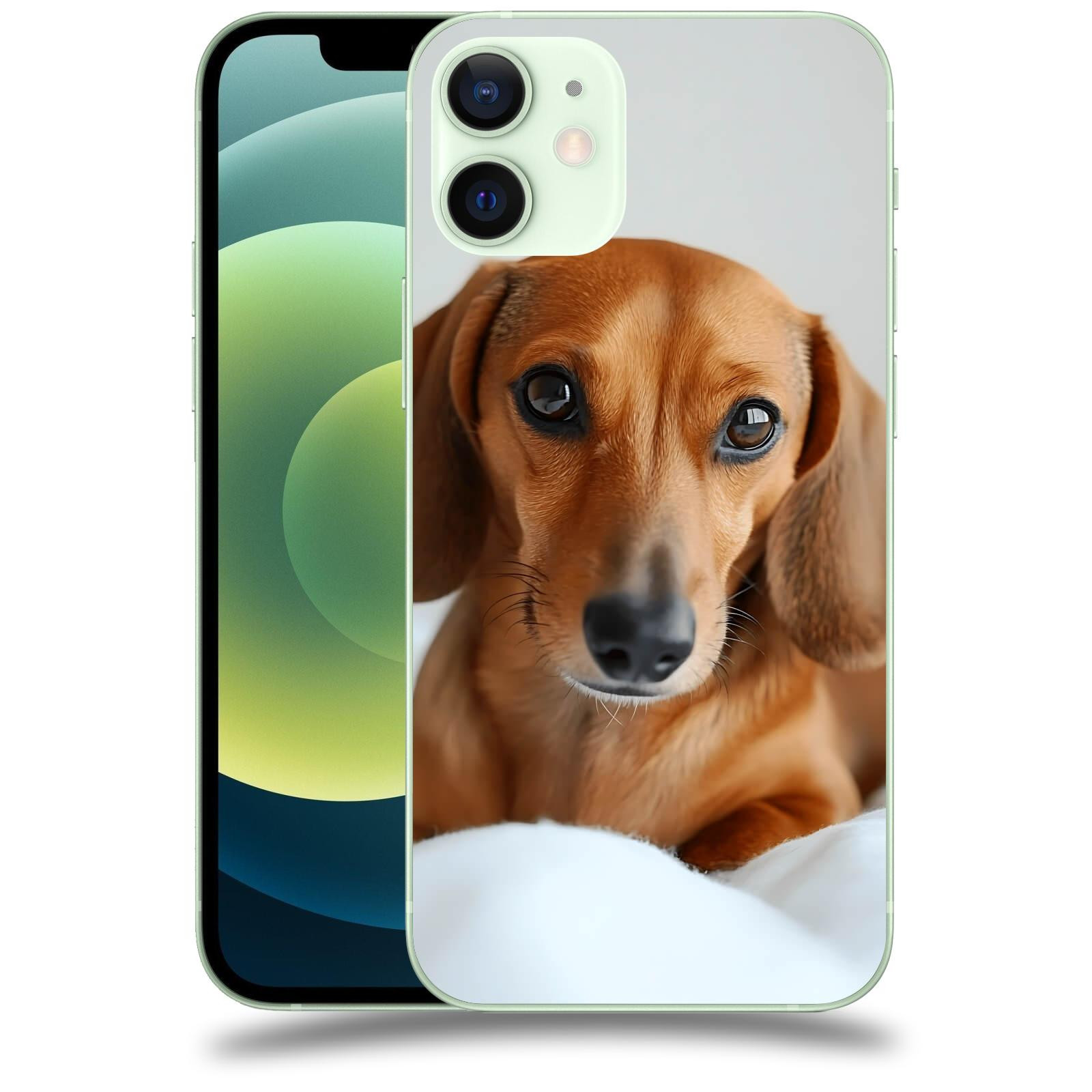 ACOVER Kryt na mobil Apple iPhone 12 mini - Dachshund II
