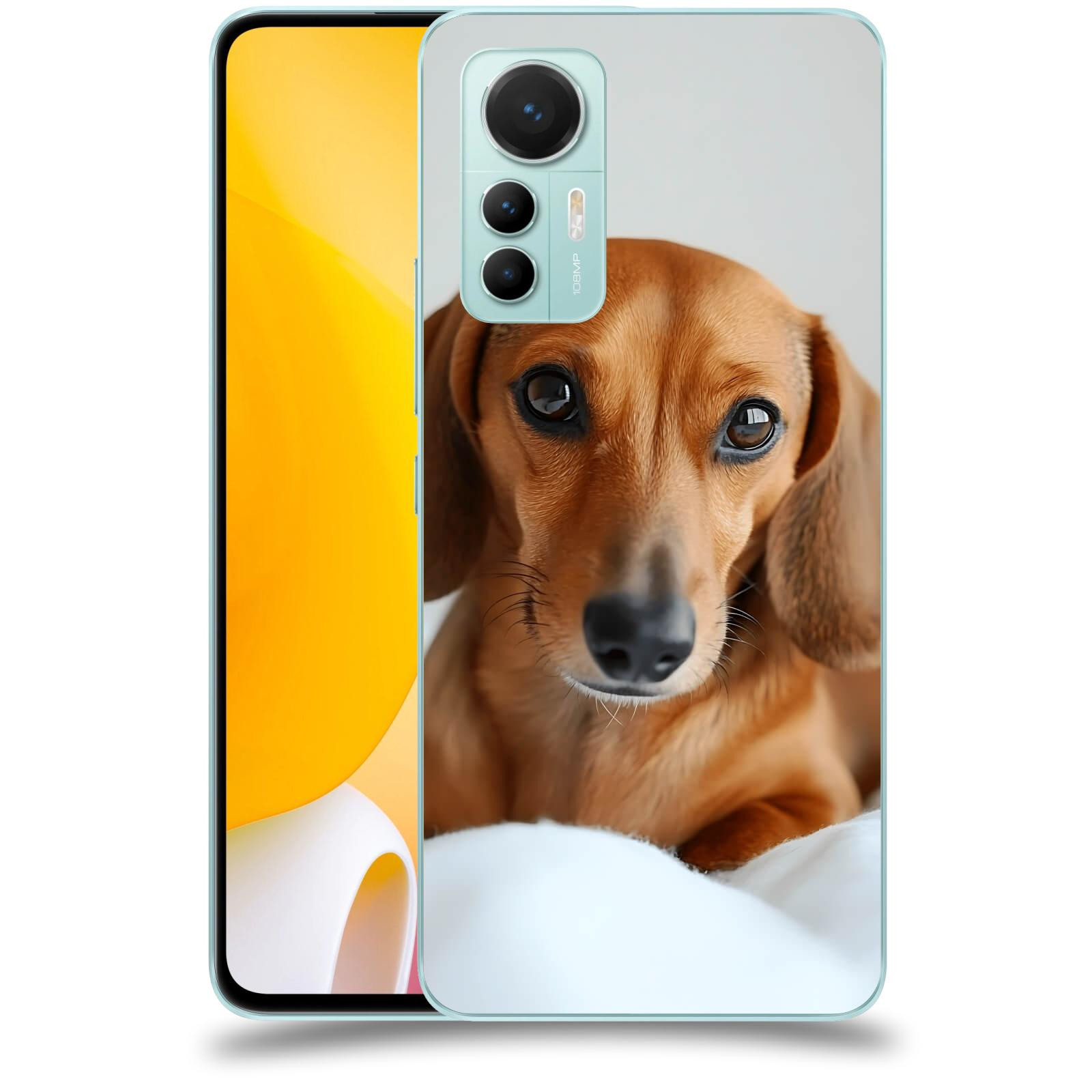 ACOVER Kryt na mobil Xiaomi 12 Lite - Dachshund II