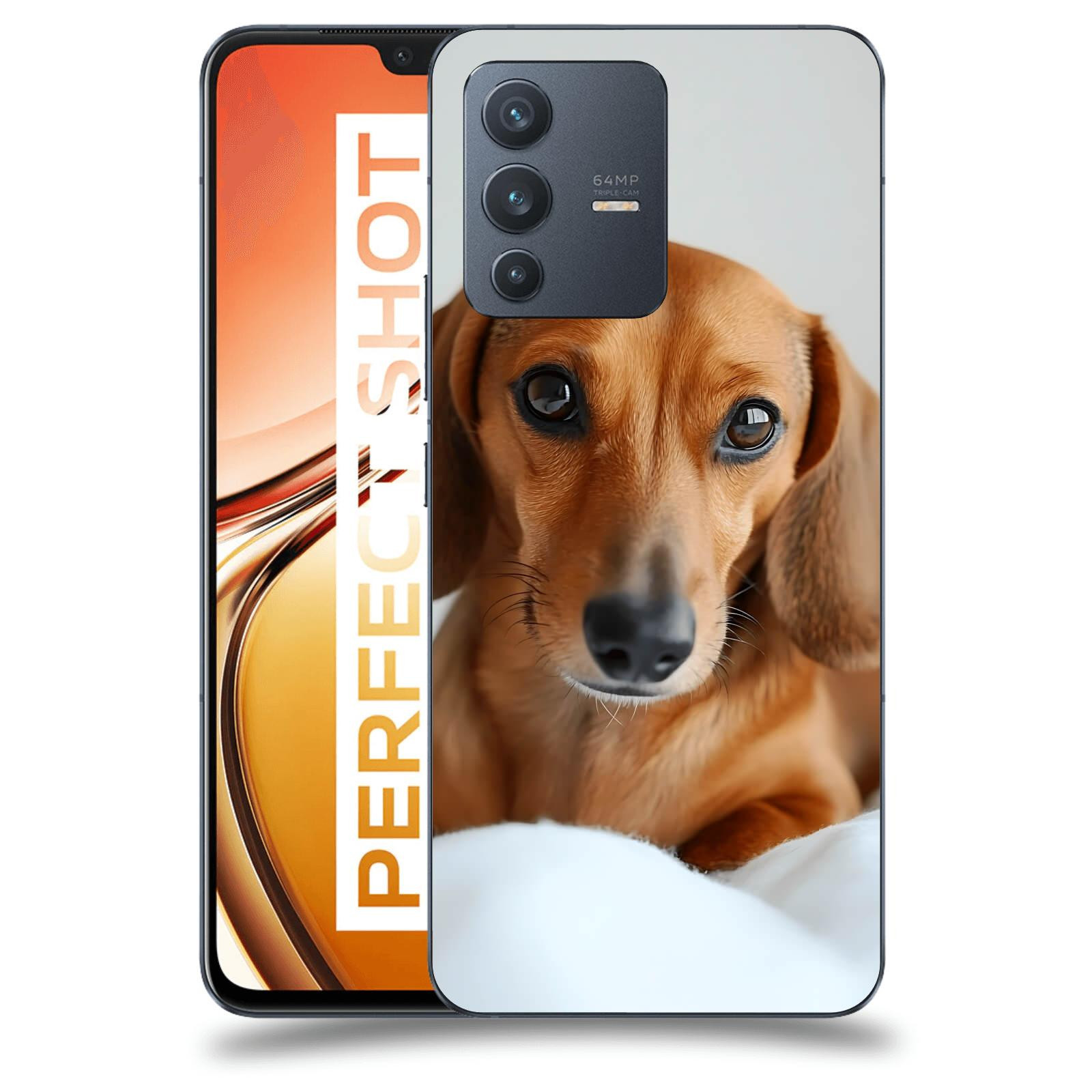 ACOVER Kryt na mobil Vivo V23 5G - Dachshund II