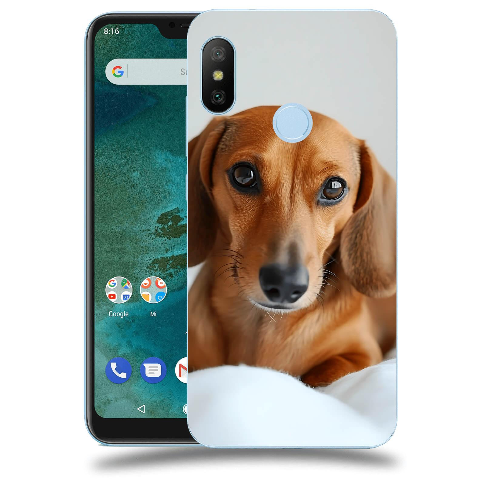 ACOVER Kryt na mobil Xiaomi Mi A2 Lite - Dachshund II