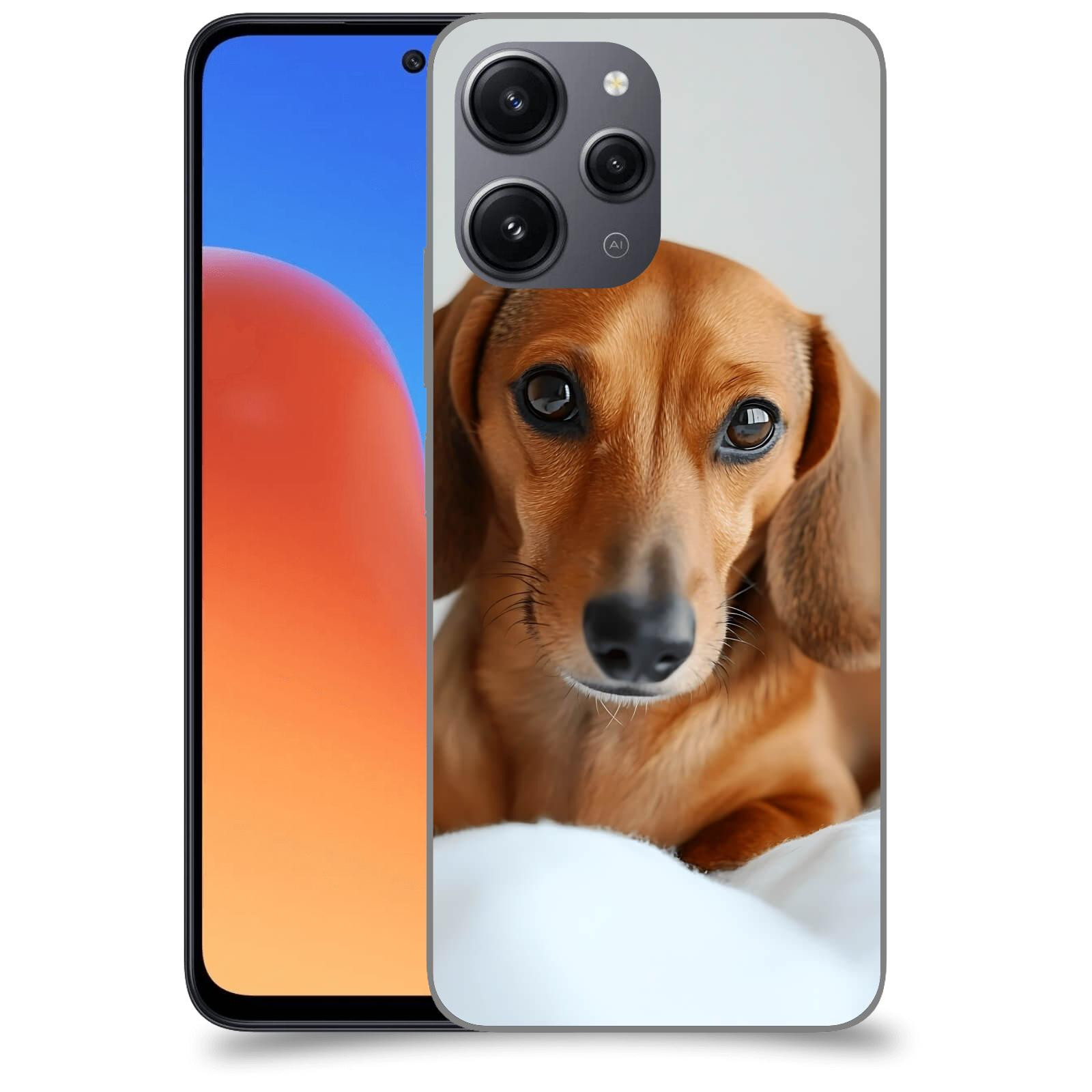 ACOVER Kryt na mobil Xiaomi Redmi 12 - Dachshund II