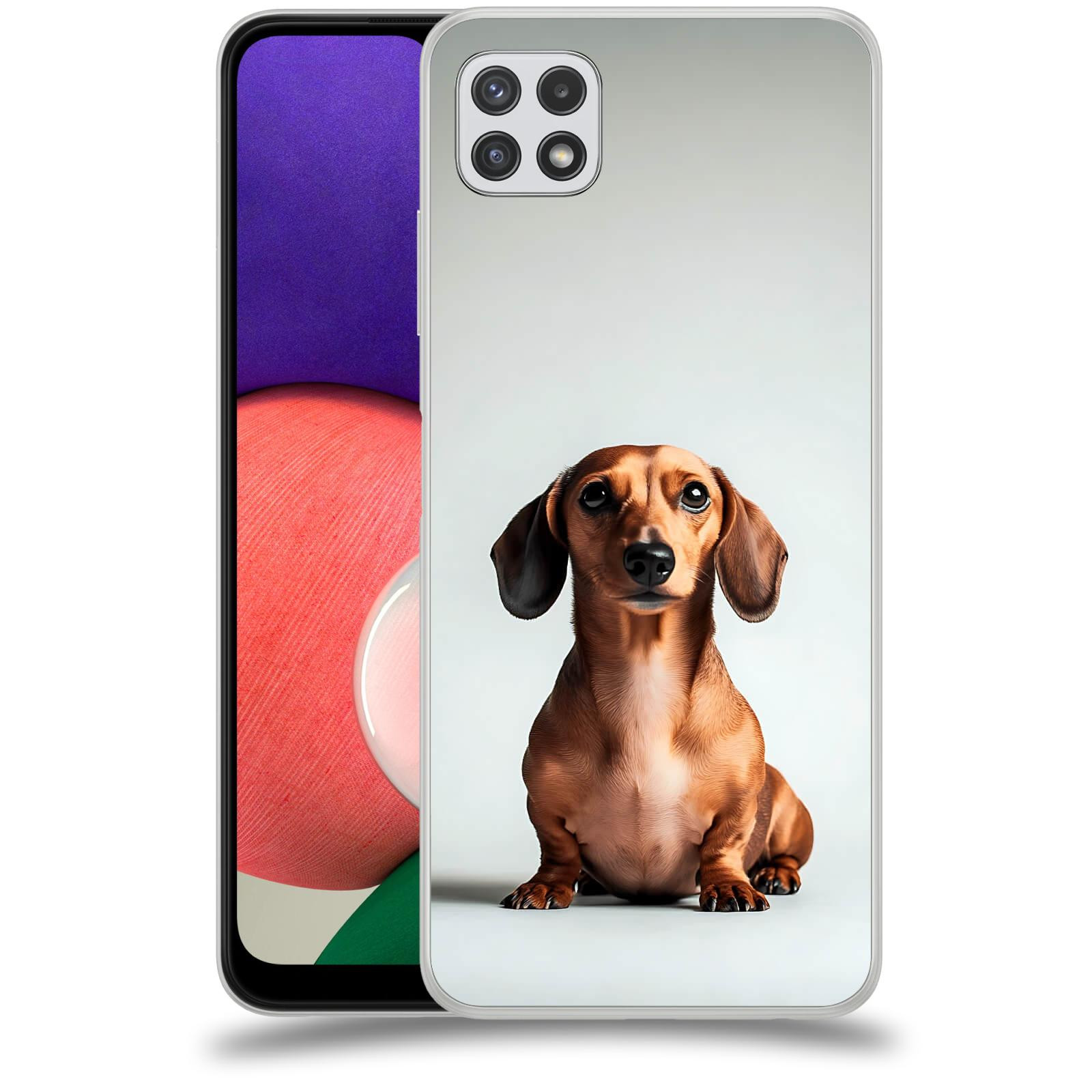 ACOVER Kryt na mobil Samsung Galaxy A22 A225F - Dachshund III